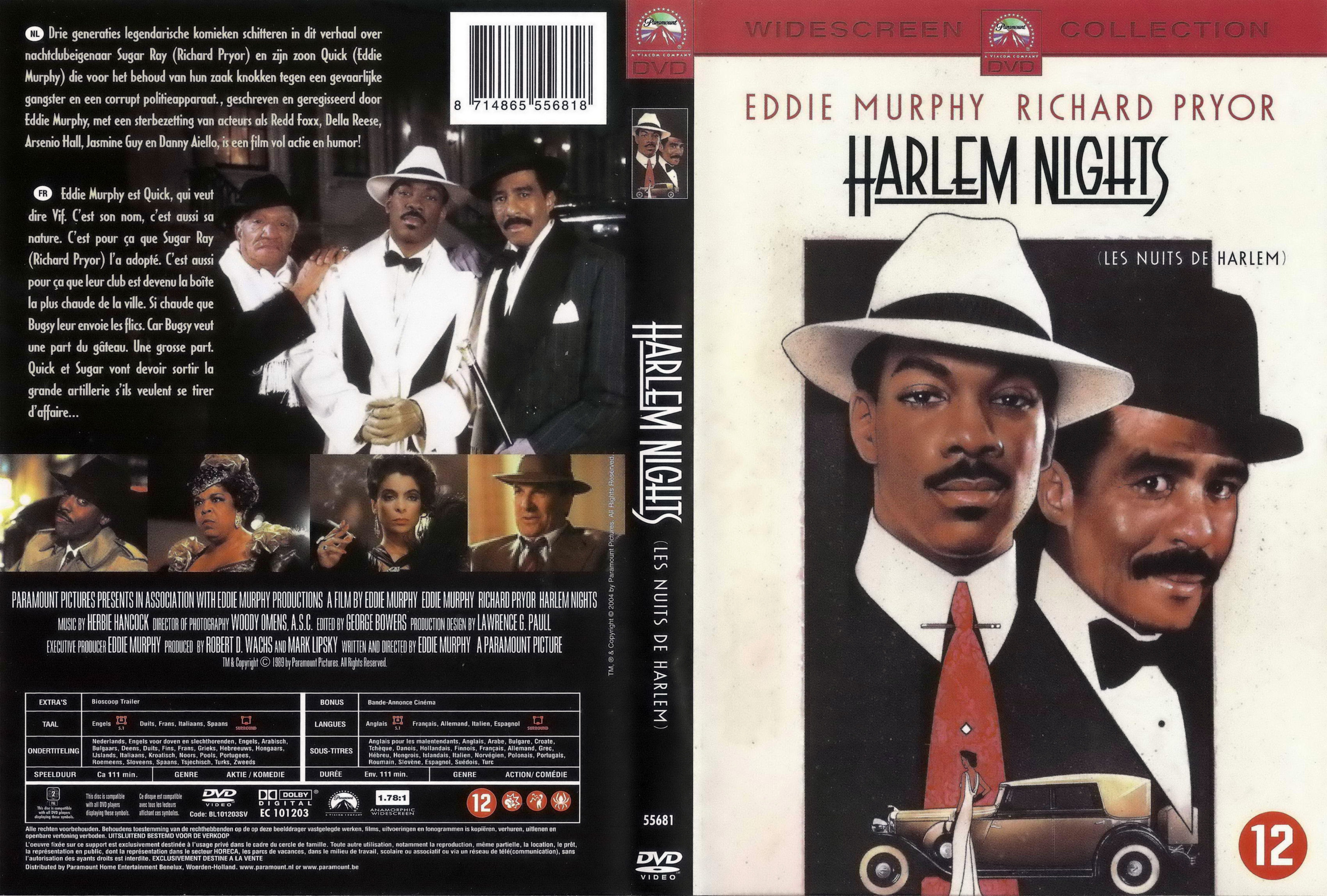 Jaquette DVD Les nuits de harlem v2