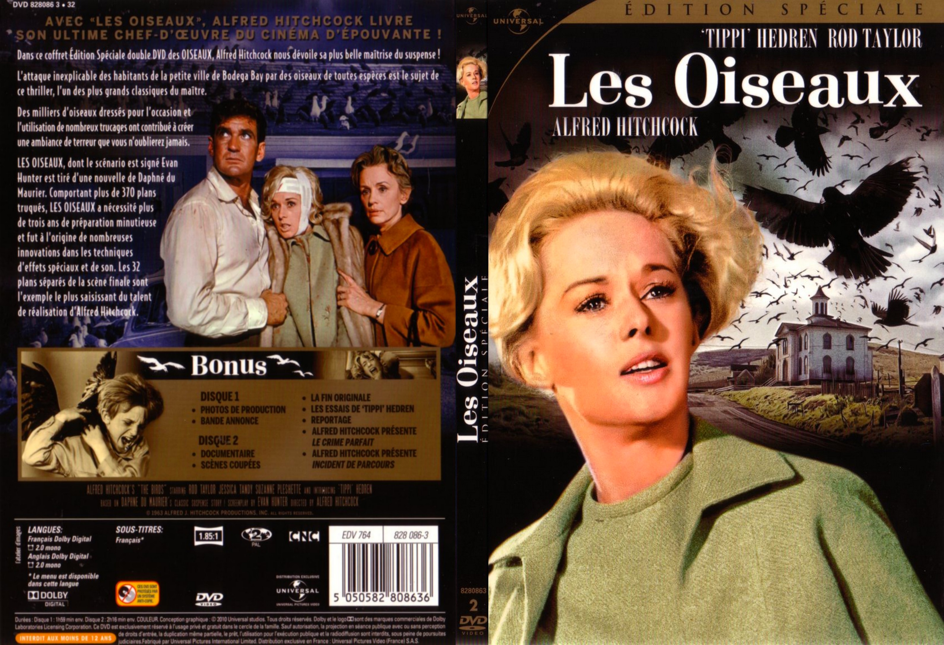 Jaquette DVD Les oiseaux - SLIM