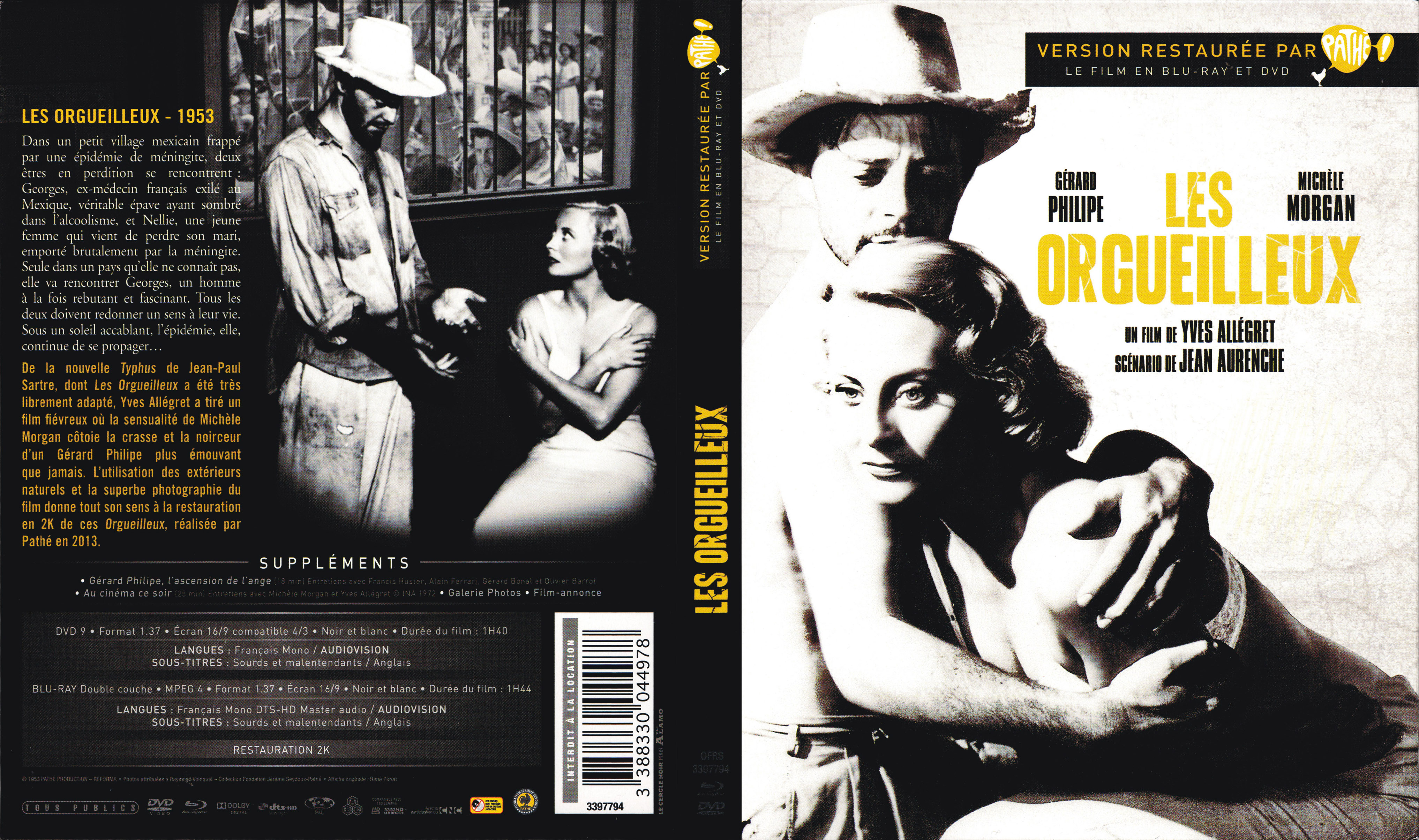 Jaquette DVD Les orgueilleux (BLU-RAY)