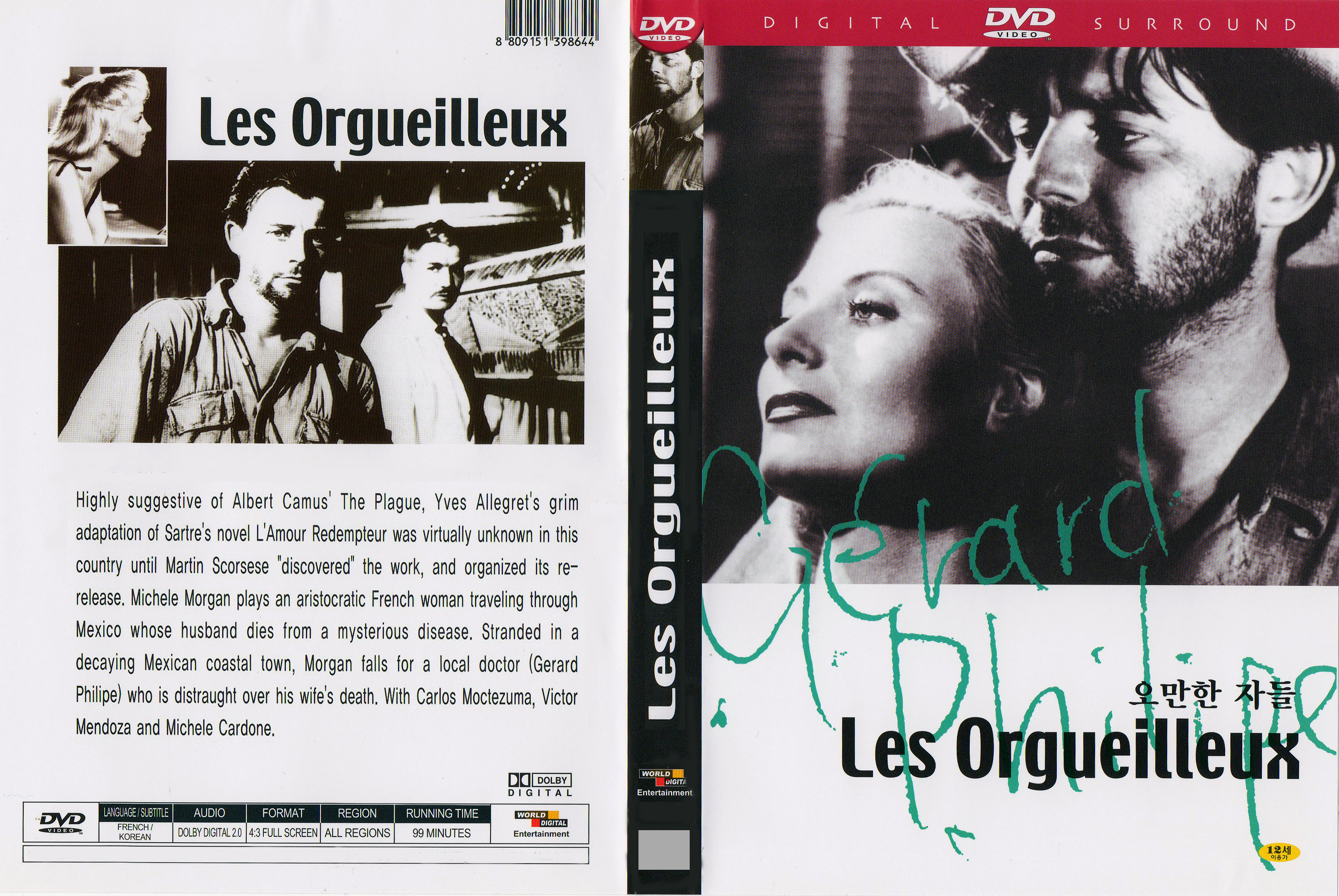 Jaquette DVD Les orgueilleux v2