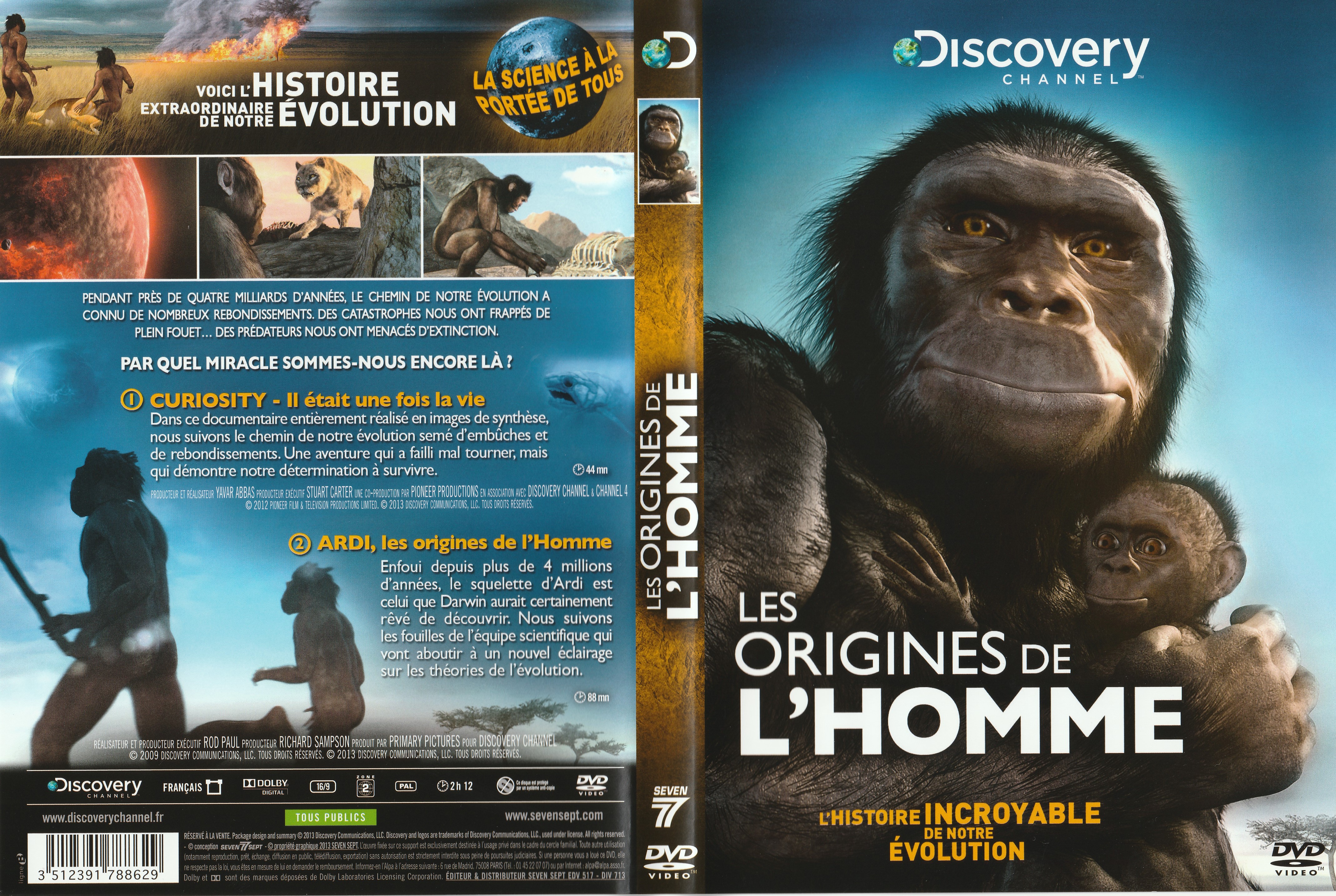 Jaquette DVD Les origines de l