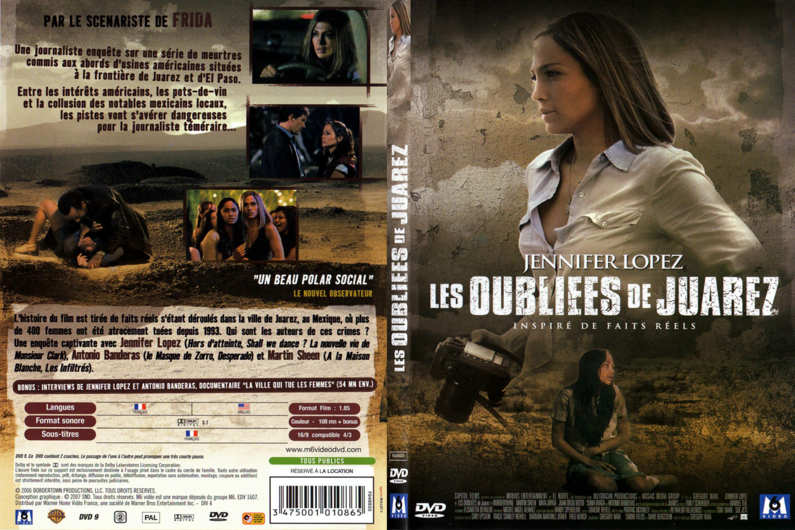 Jaquette DVD Les oubliees de Juarez - SLIM
