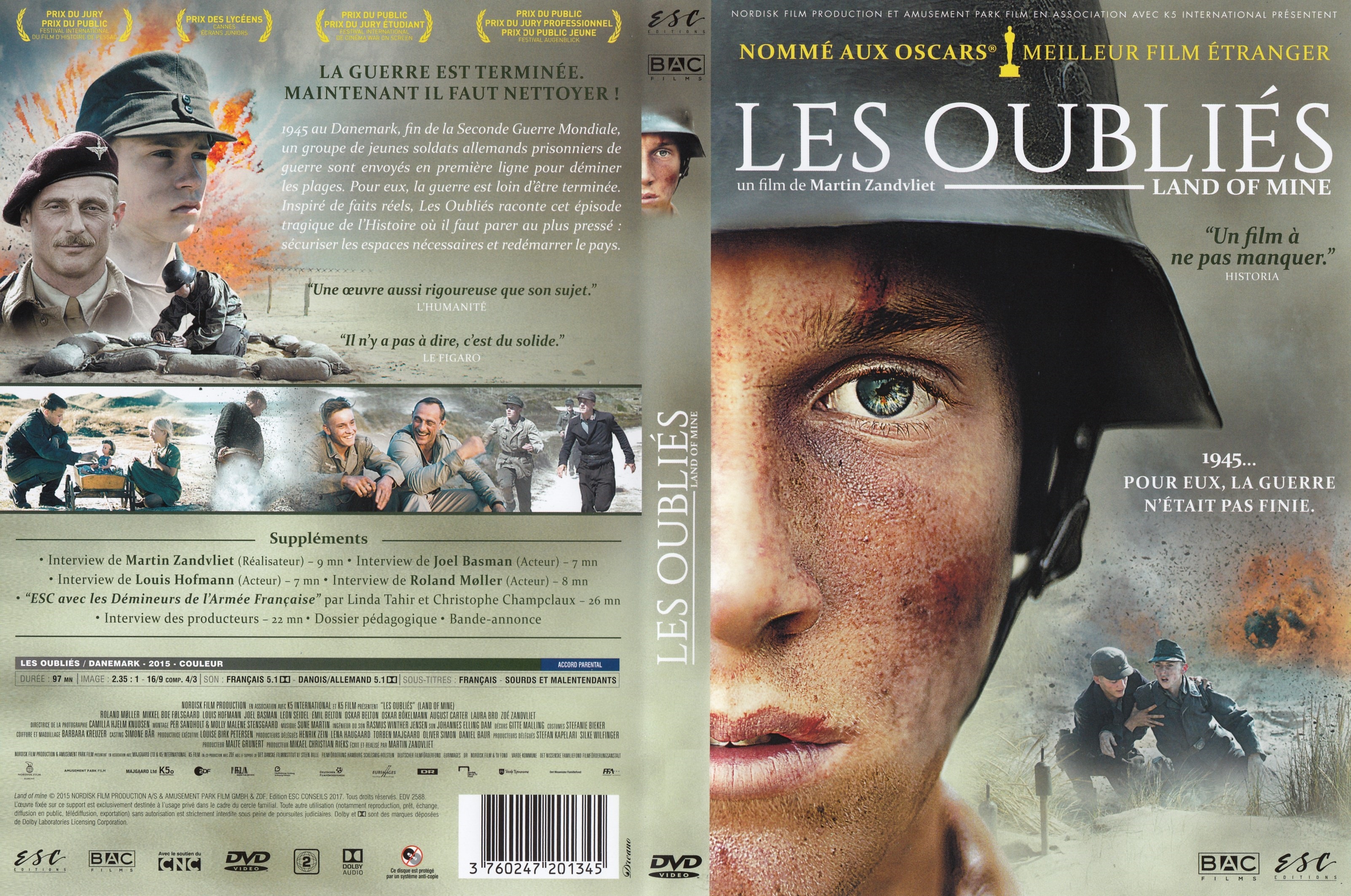 Jaquette DVD Les oublis