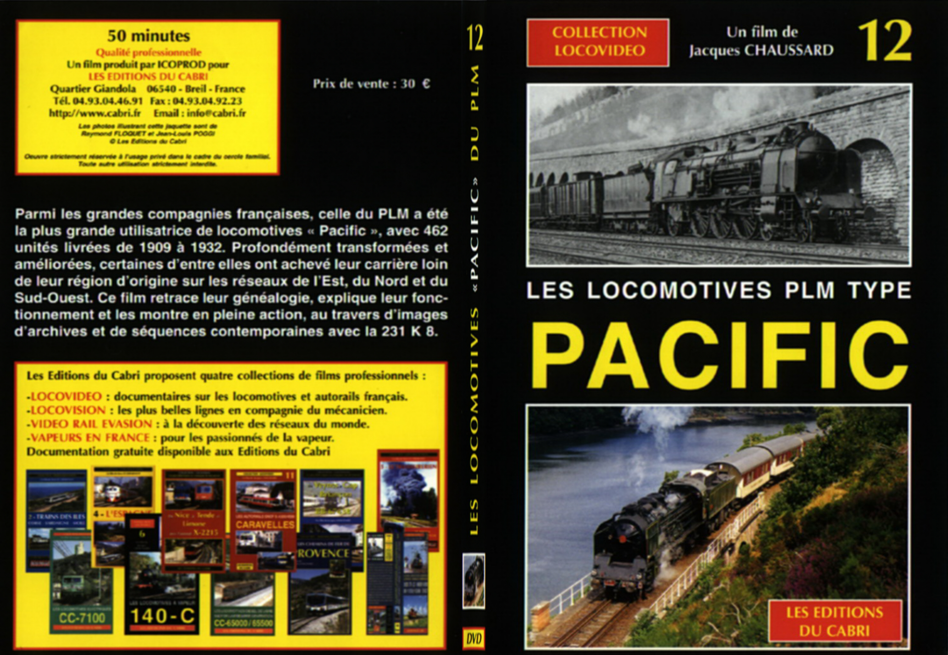 Jaquette DVD Les pacific du PLM - SLIM