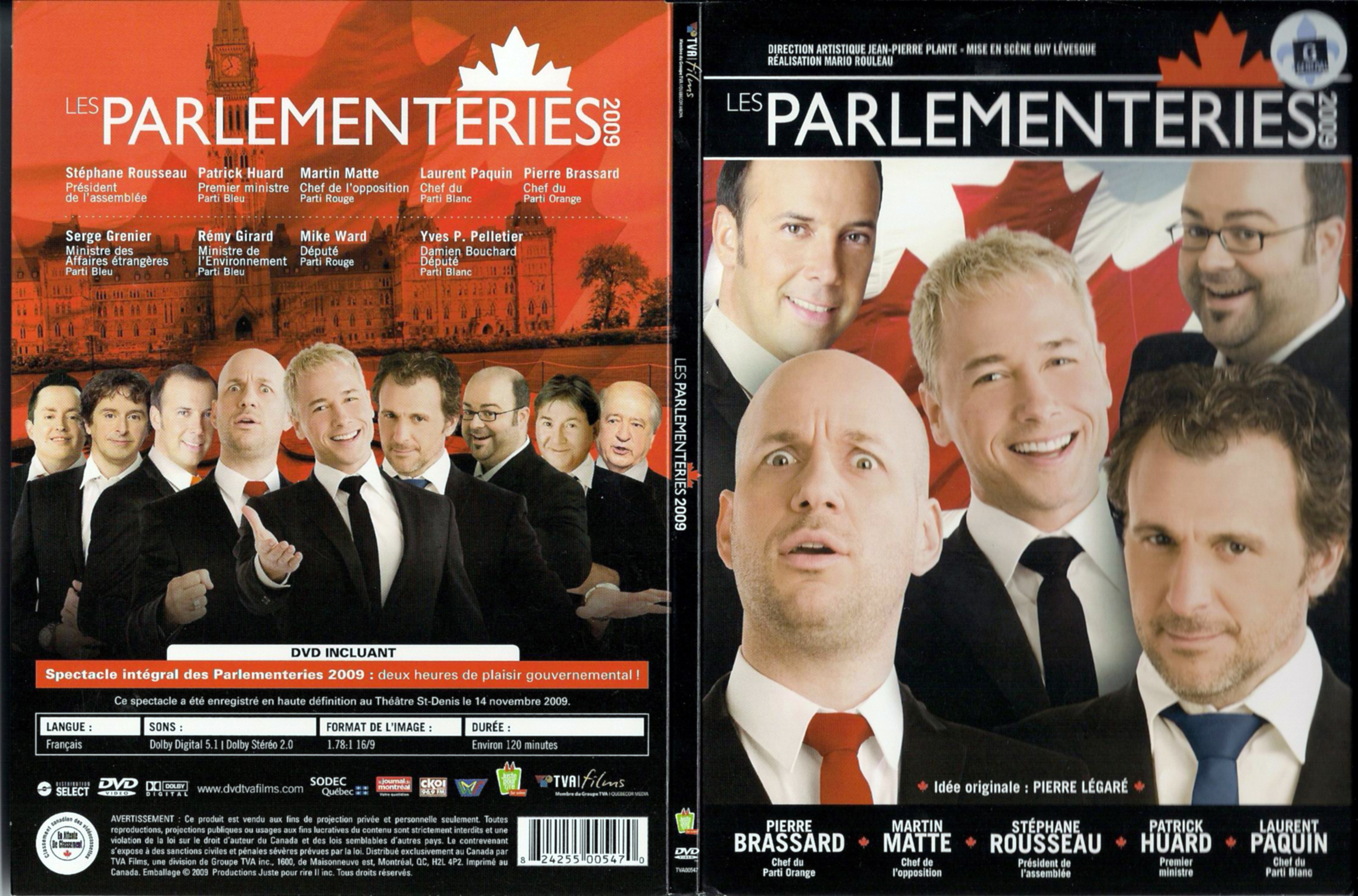Jaquette DVD Les parlementries 2009