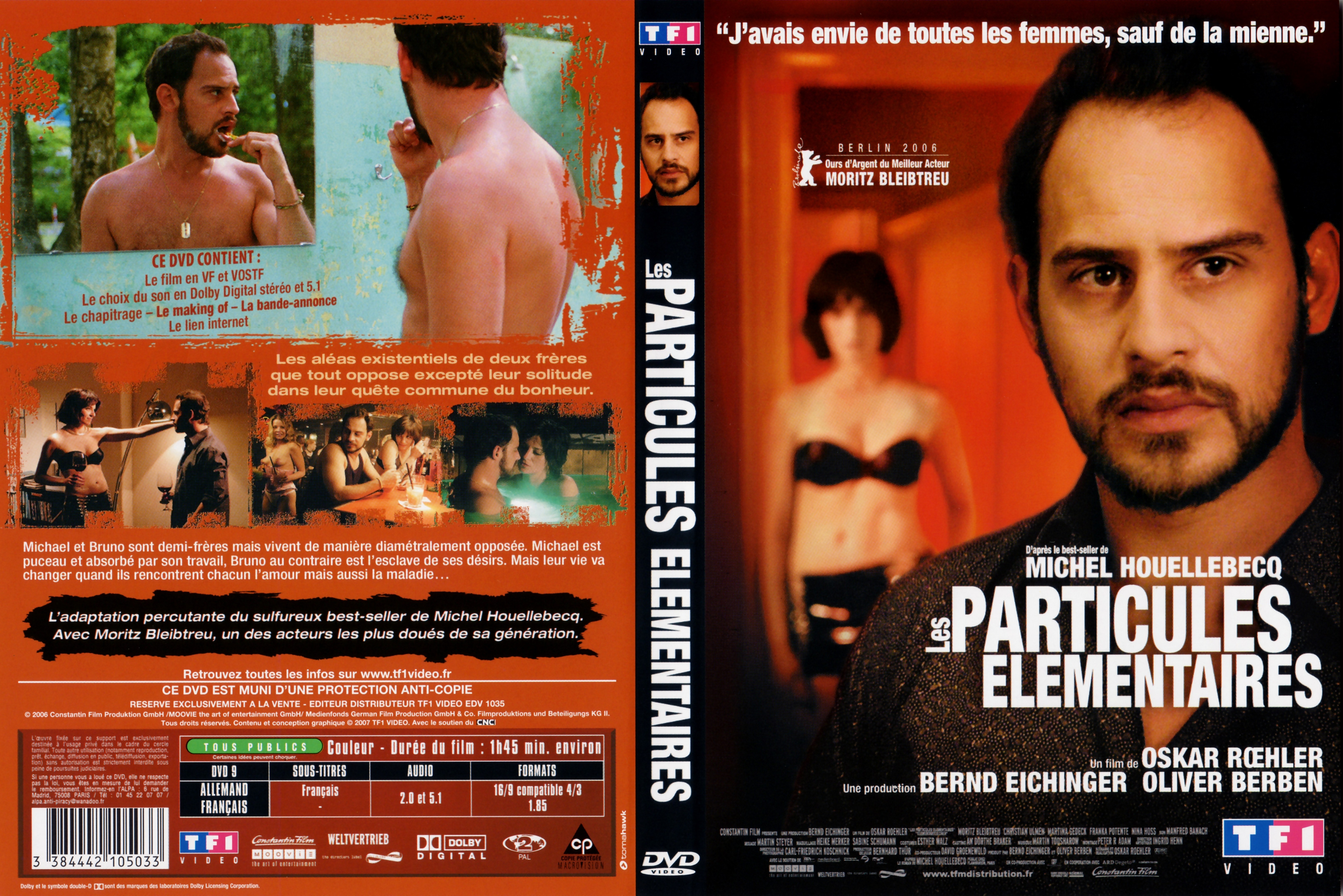 Jaquette DVD Les particules lmentaires