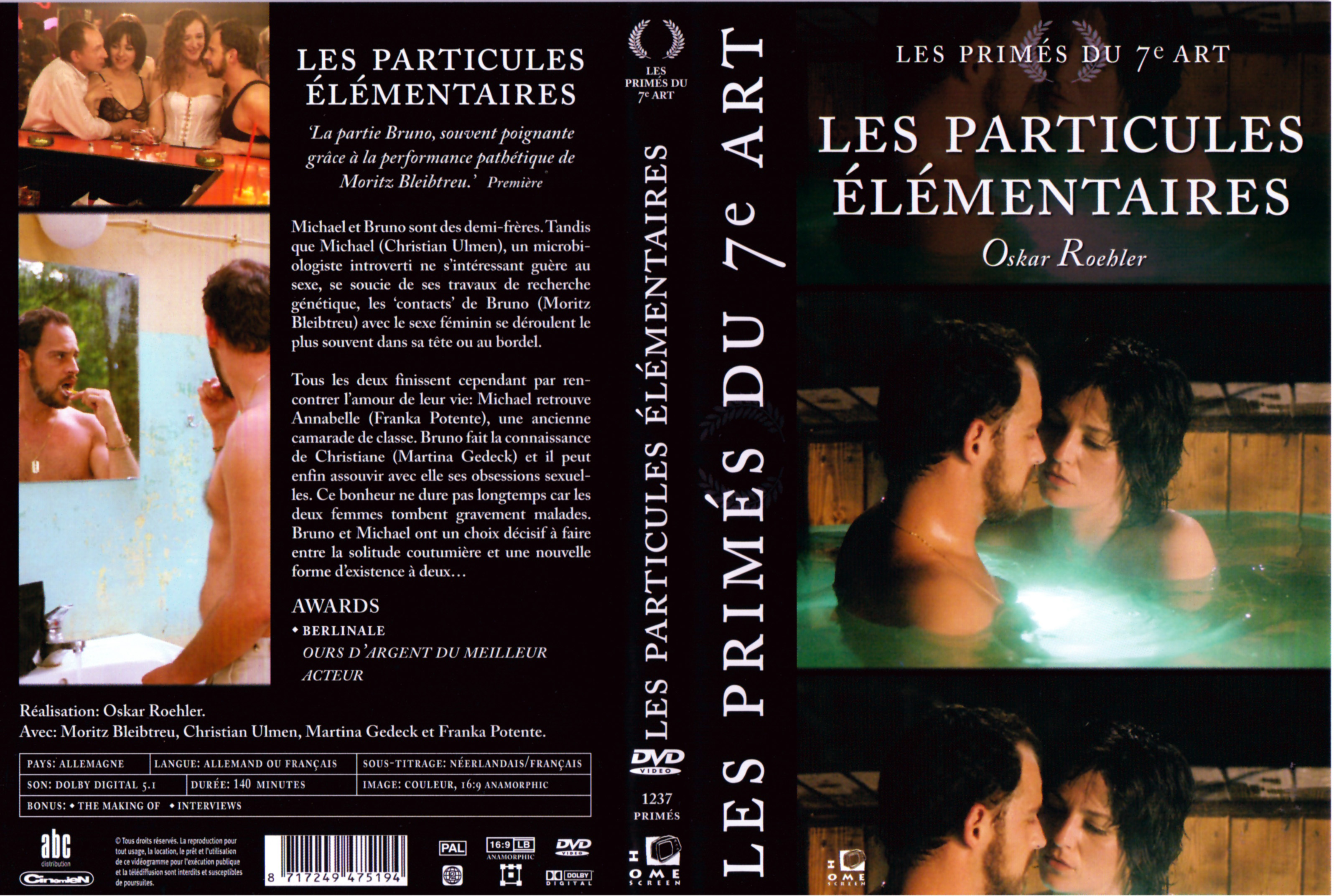 Jaquette DVD Les particules lmentaires v2