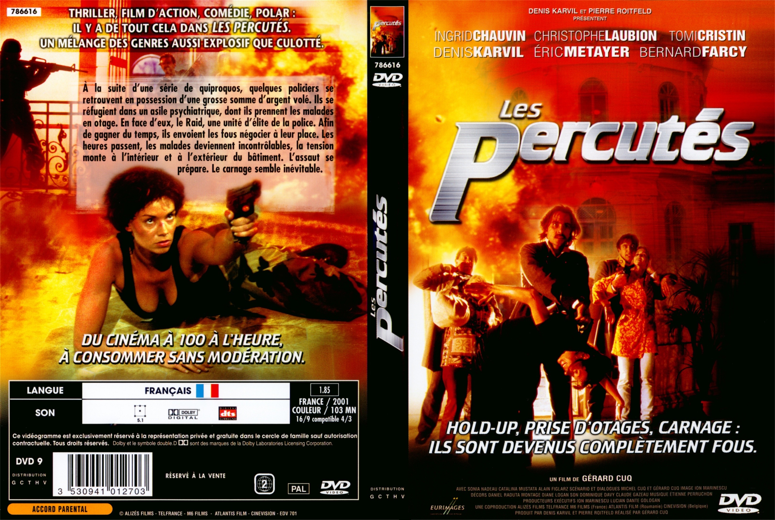 Jaquette DVD Les percuts