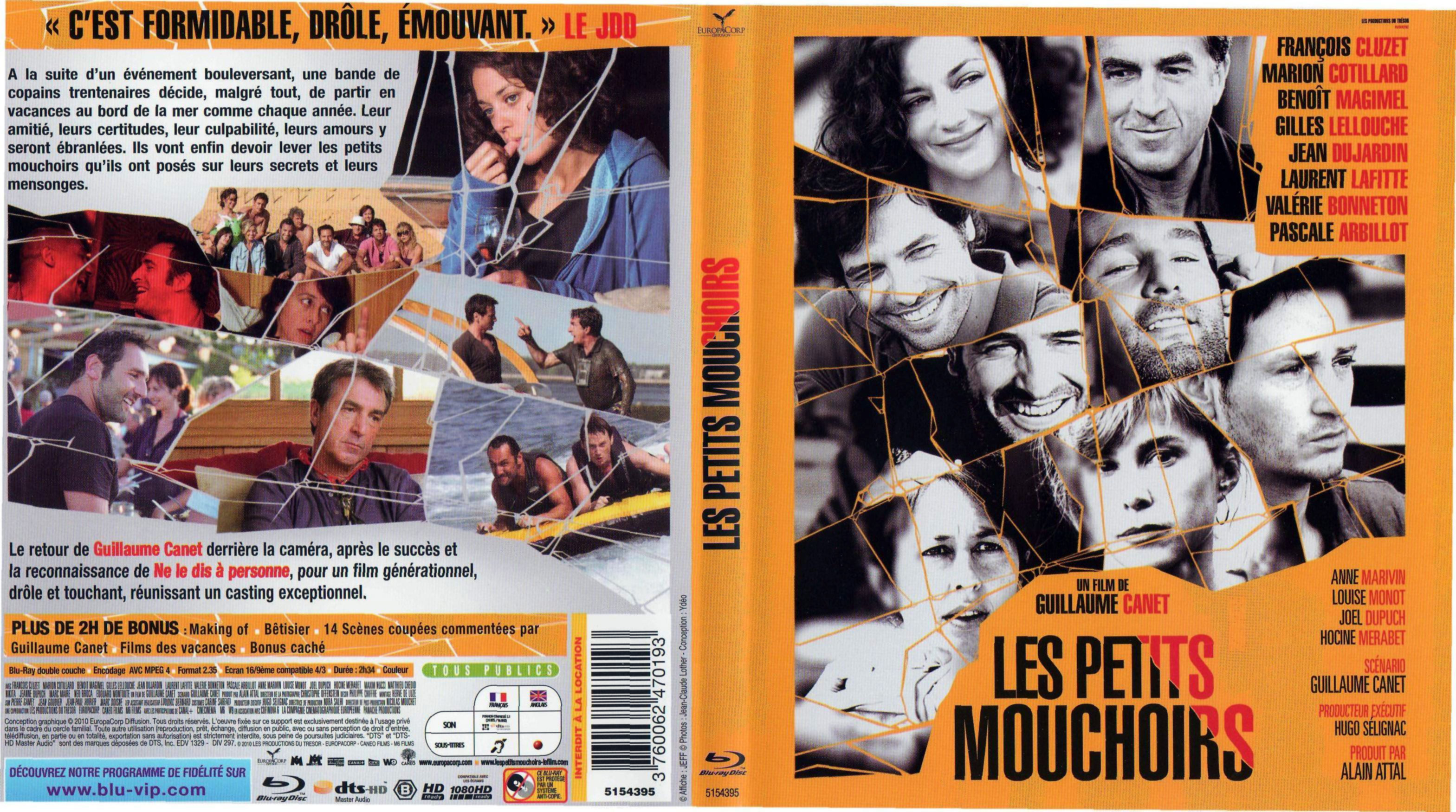 Jaquette DVD Les petits mouchoirs (BLU-RAY)