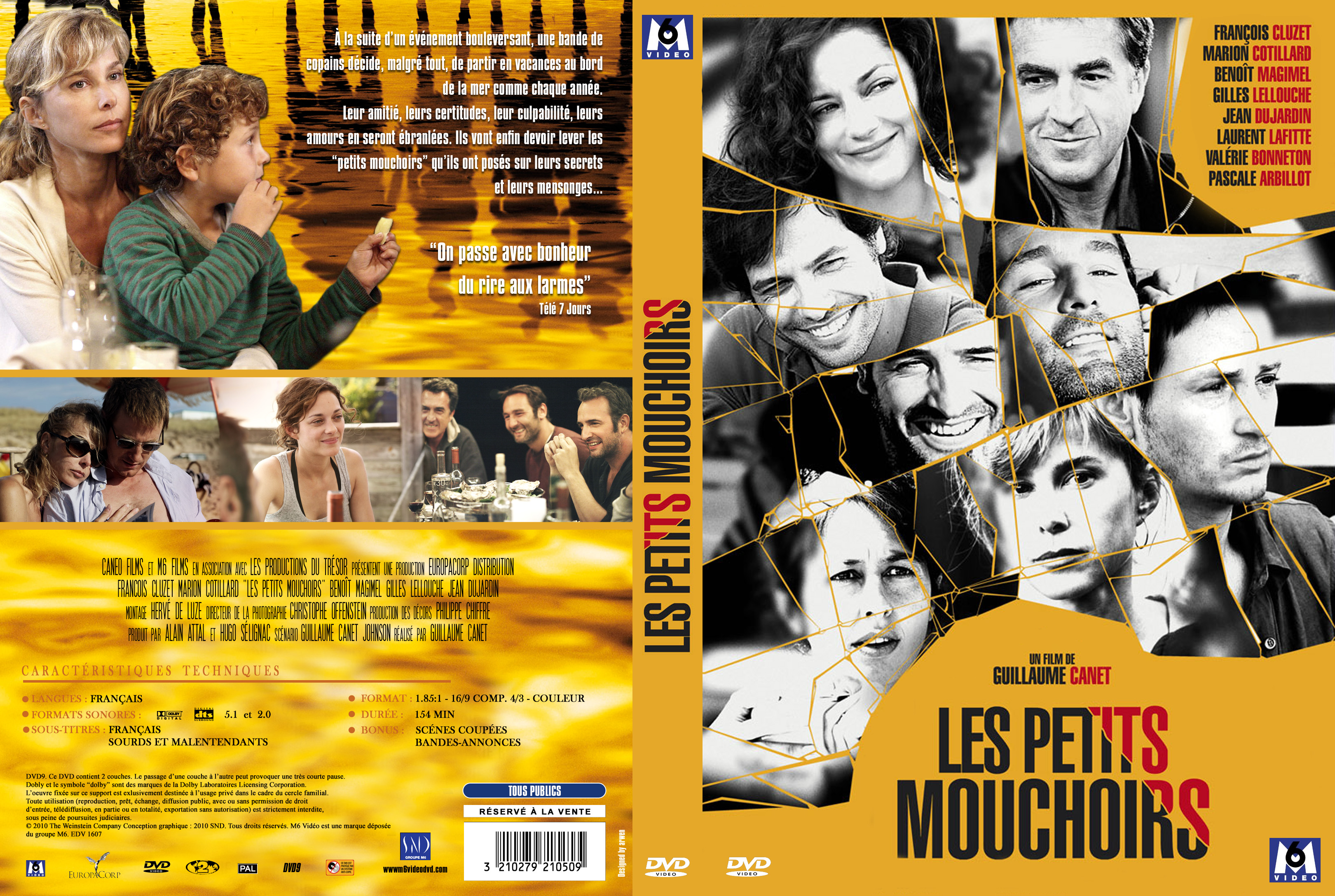 Jaquette DVD Les petits mouchoirs custom