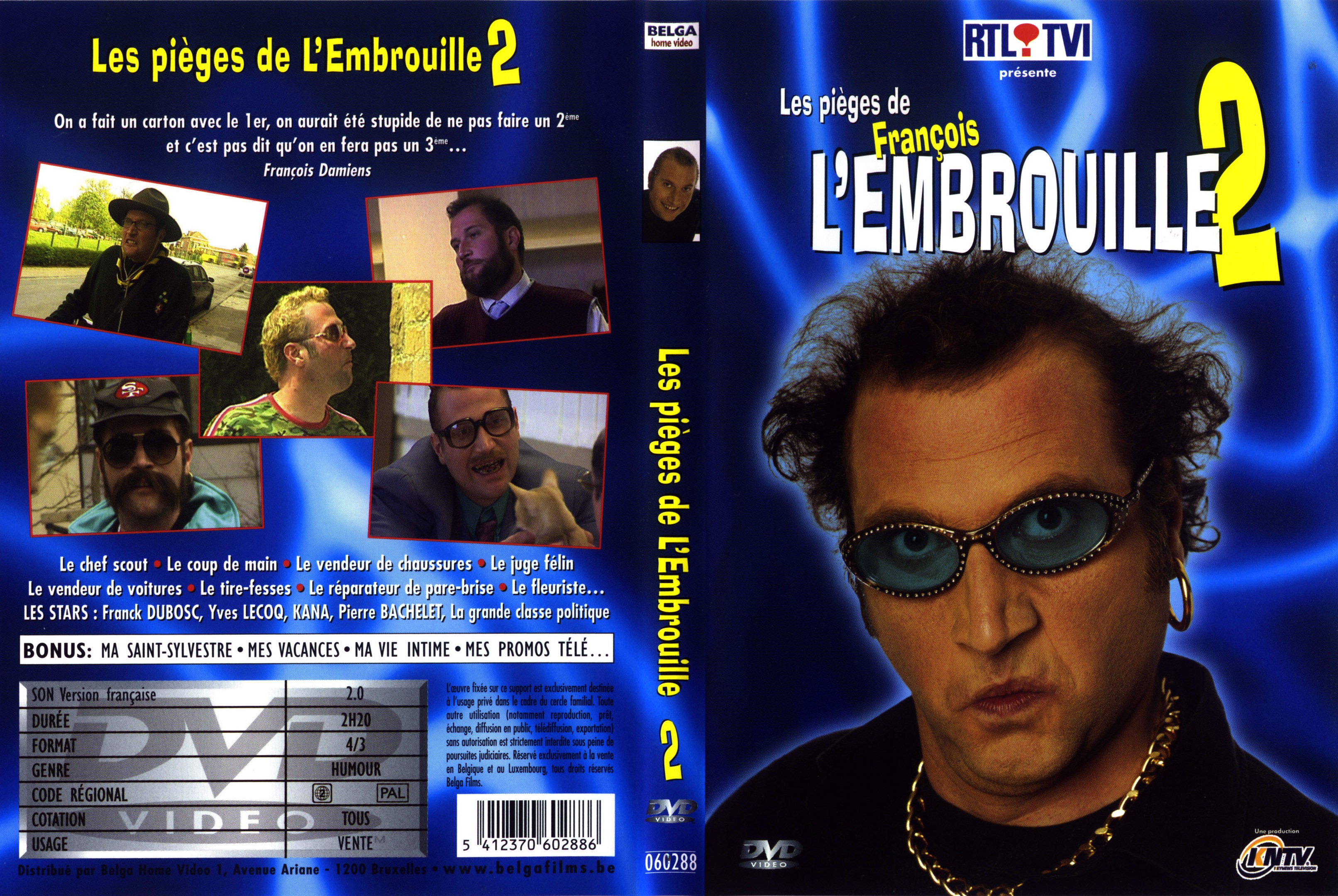 Jaquette DVD Les piges de Francois l