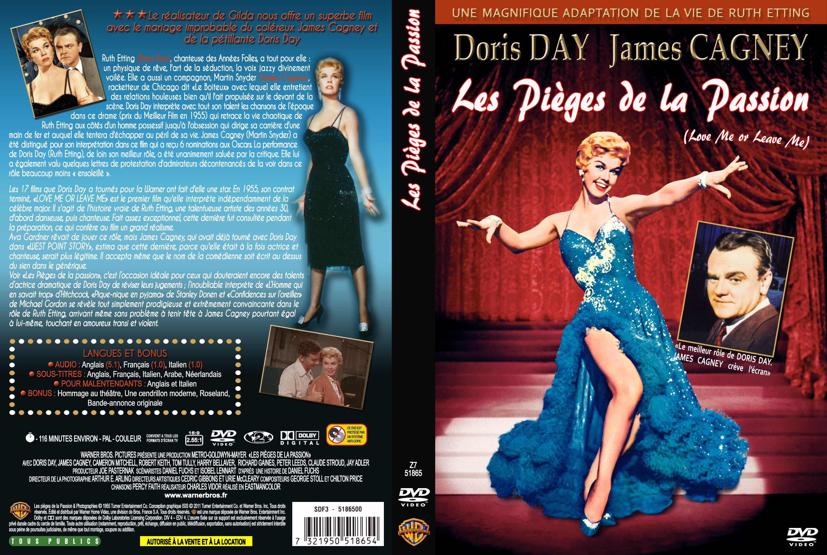 Jaquette DVD Les piges de la passion custom