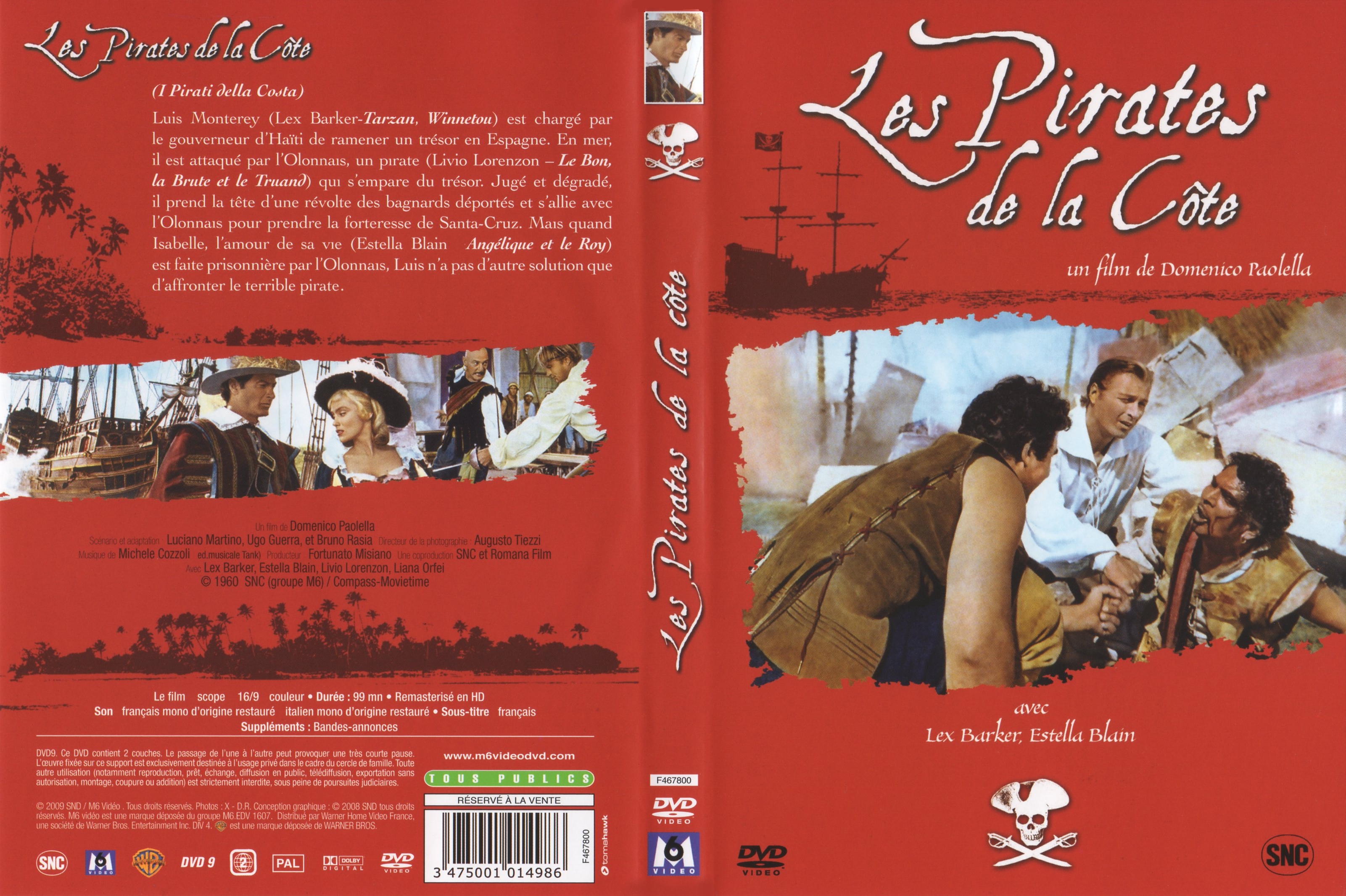 Jaquette DVD Les pirates de la cte