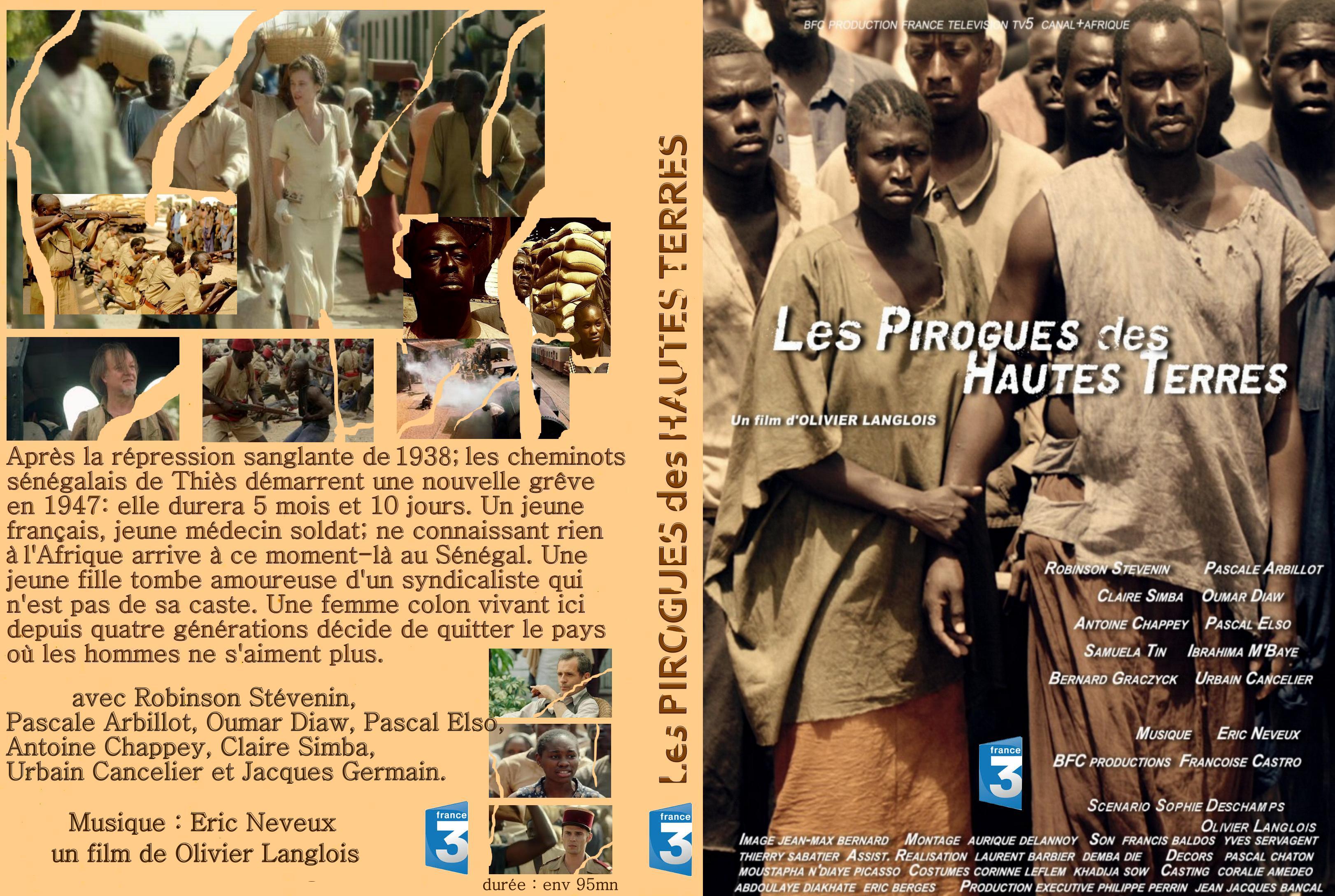 Jaquette DVD Les pirogues des hautes terres custom