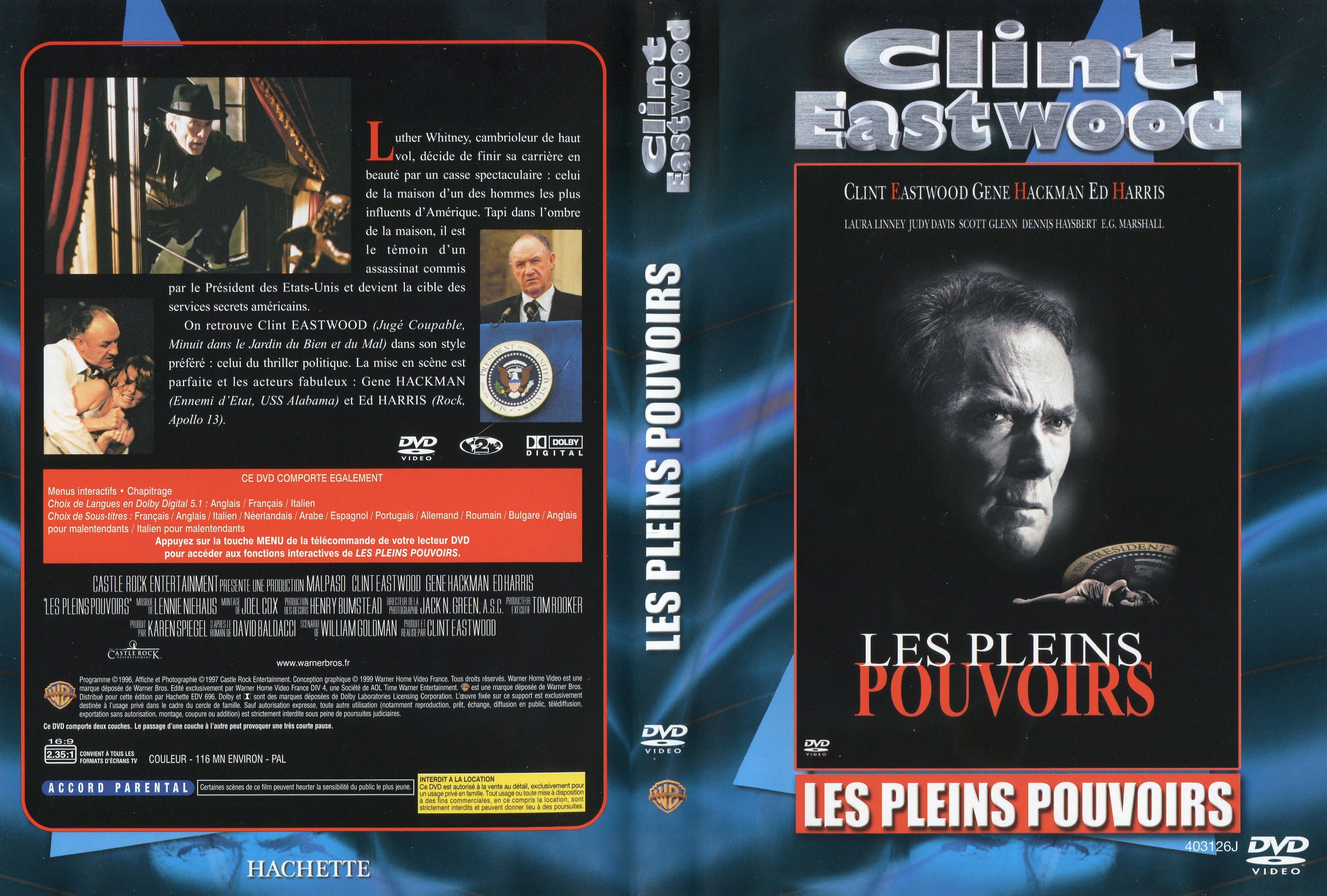 Jaquette DVD Les pleins pouvoirs v3