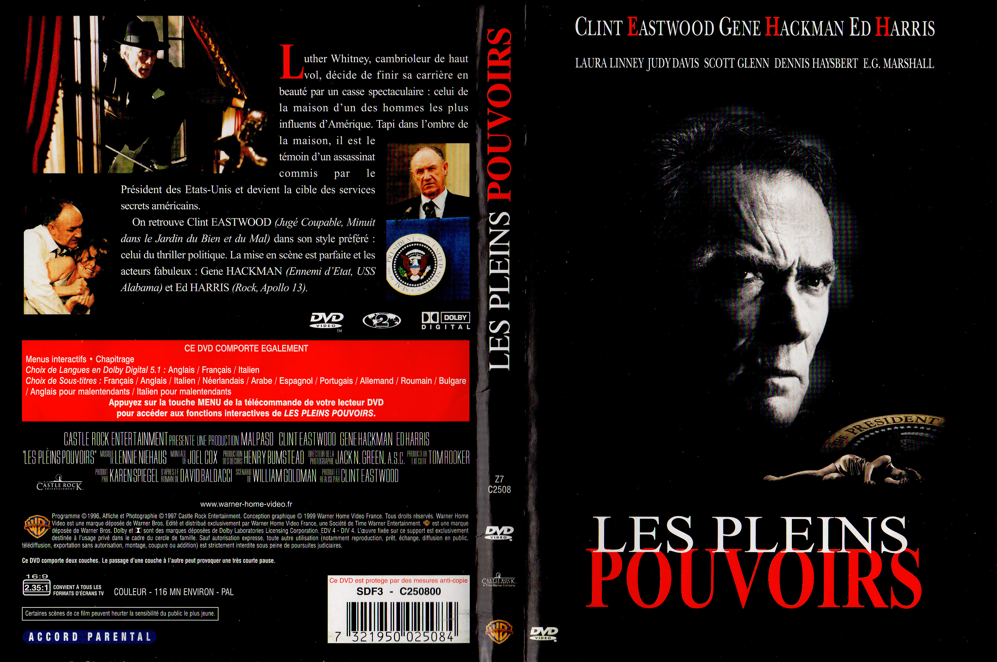 Jaquette DVD Les pleins pouvoirs v4