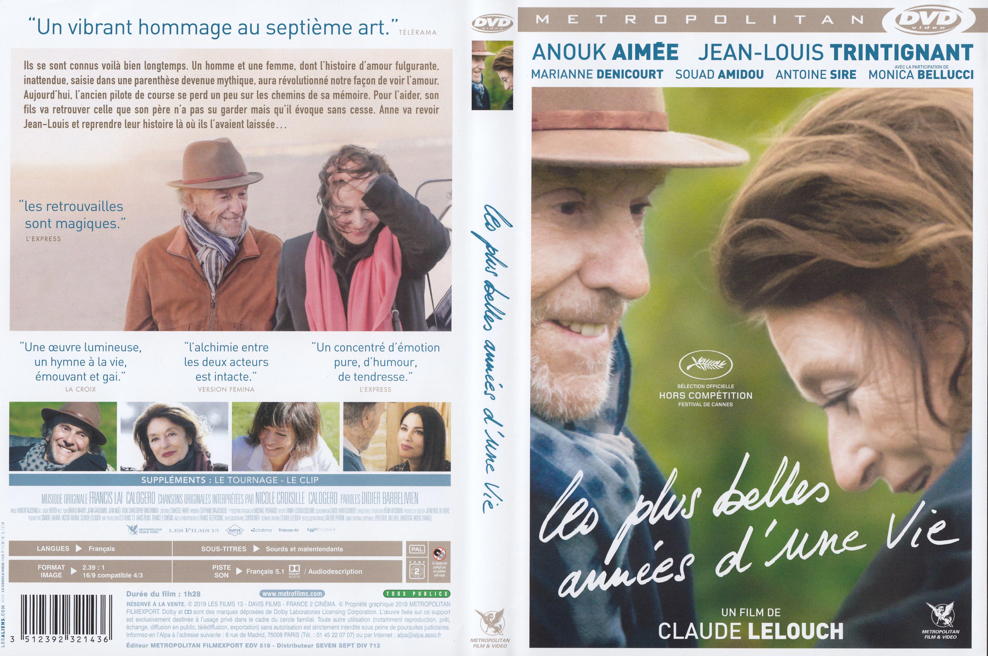 Jaquette DVD Les plus belles annes d