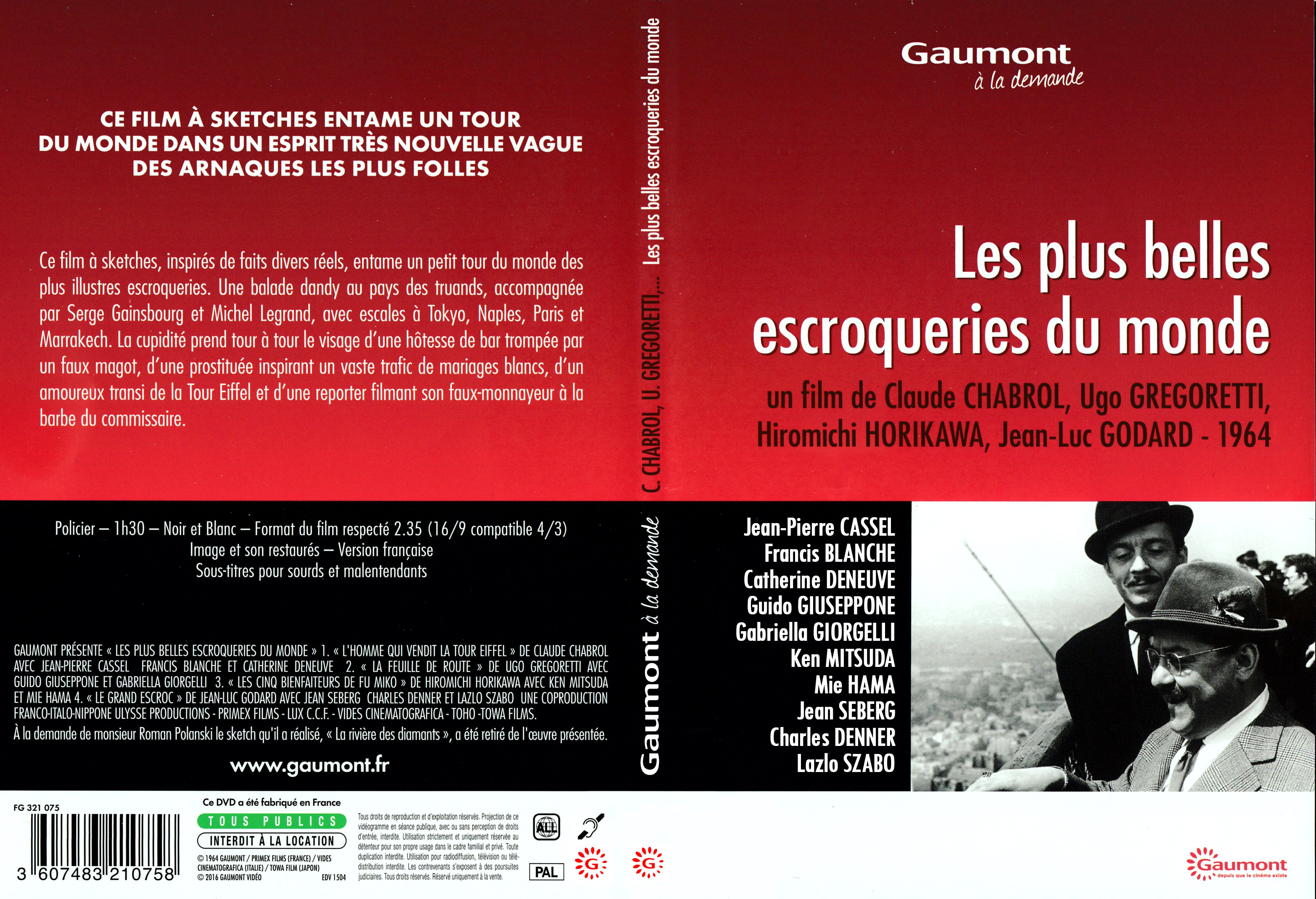 Jaquette DVD Les plus belless escroqueries du monde