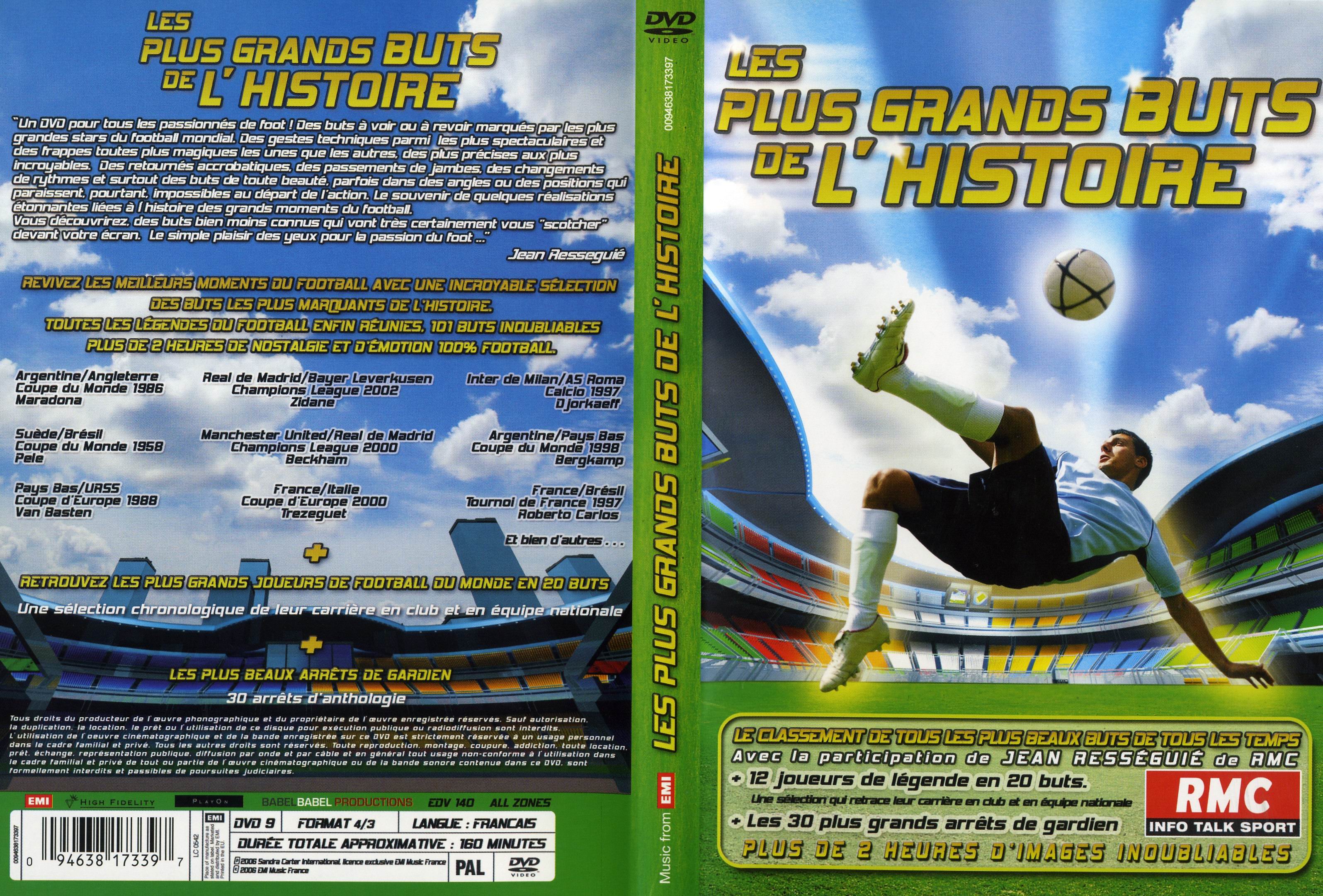 Jaquette DVD Les plus grands buts de l