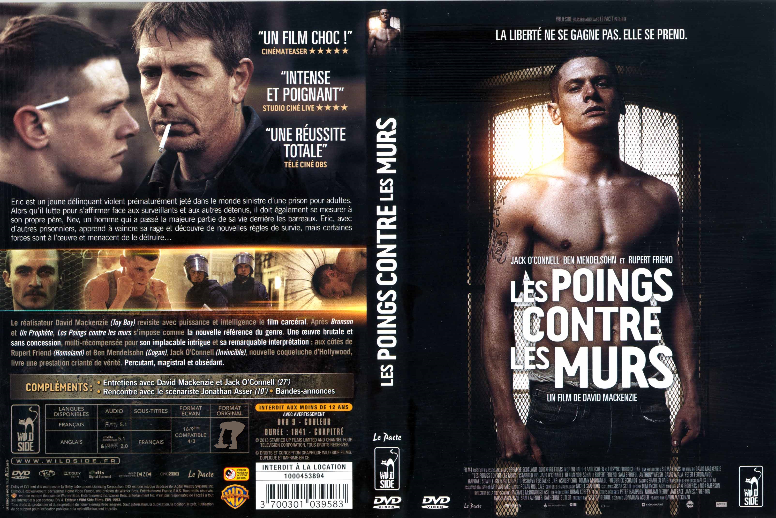 Jaquette DVD Les poings contre les murs