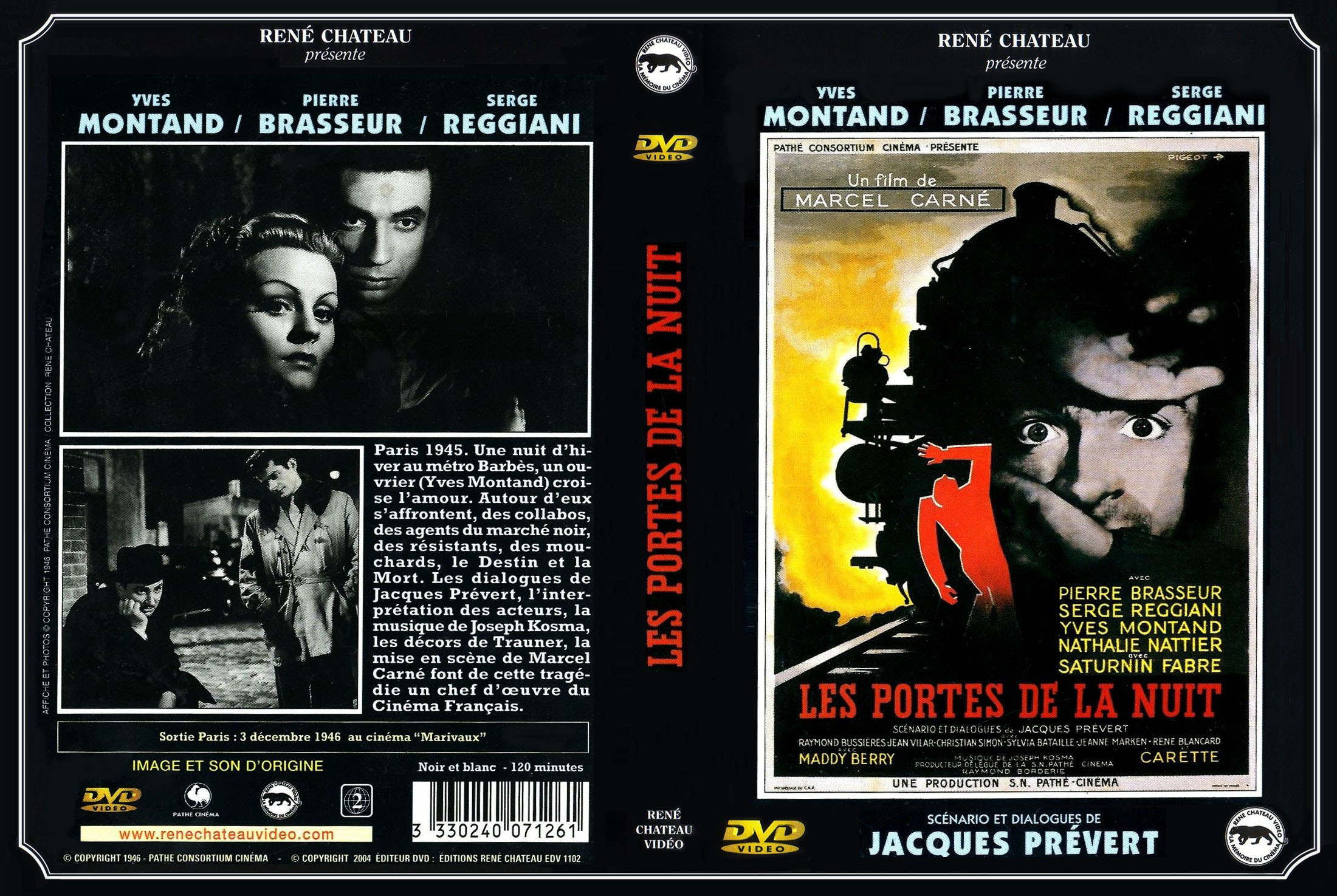 Jaquette DVD Les portes de la nuit v3
