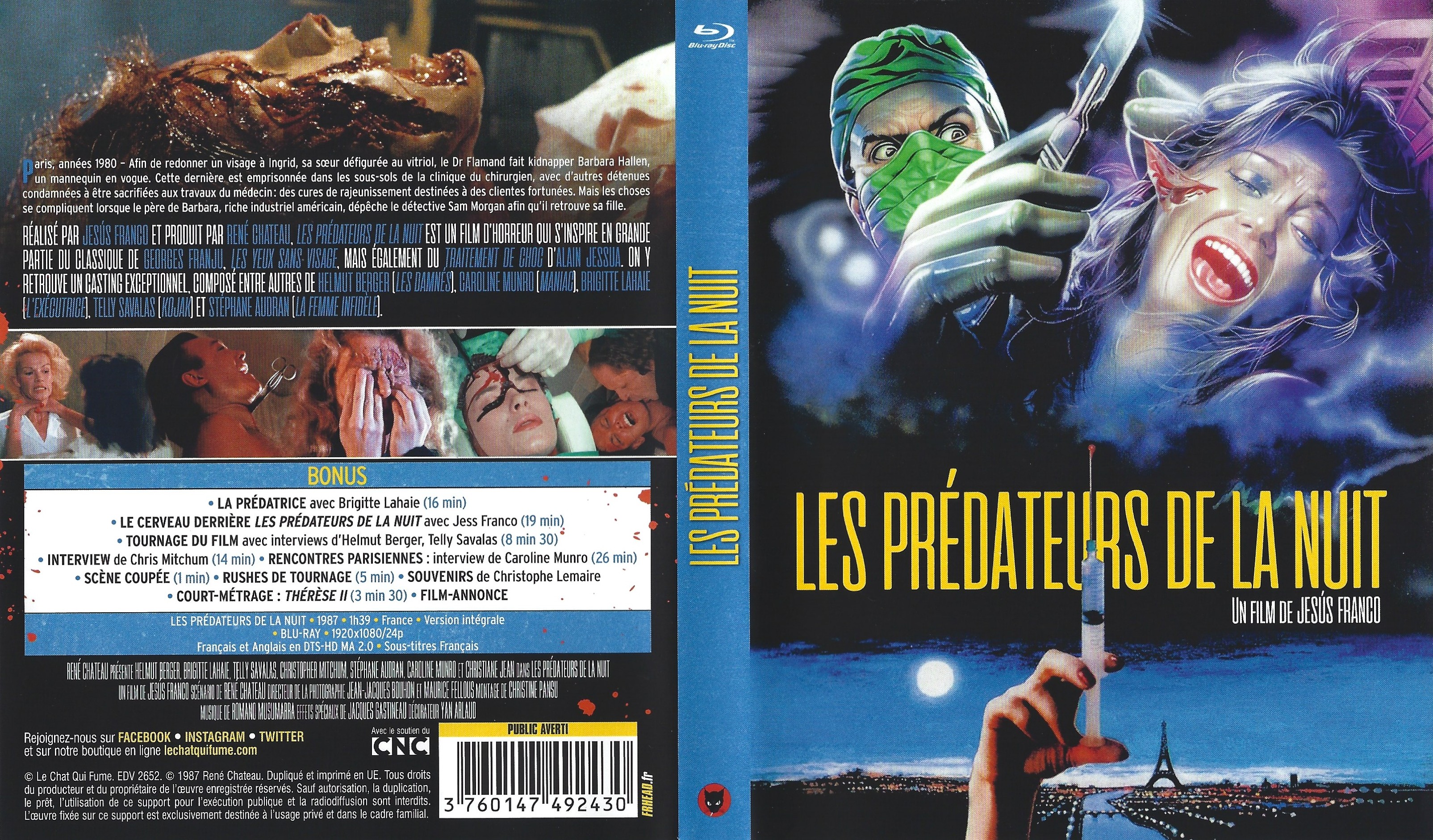 Jaquette DVD Les prdateurs de la nuit (BLU-RAY)