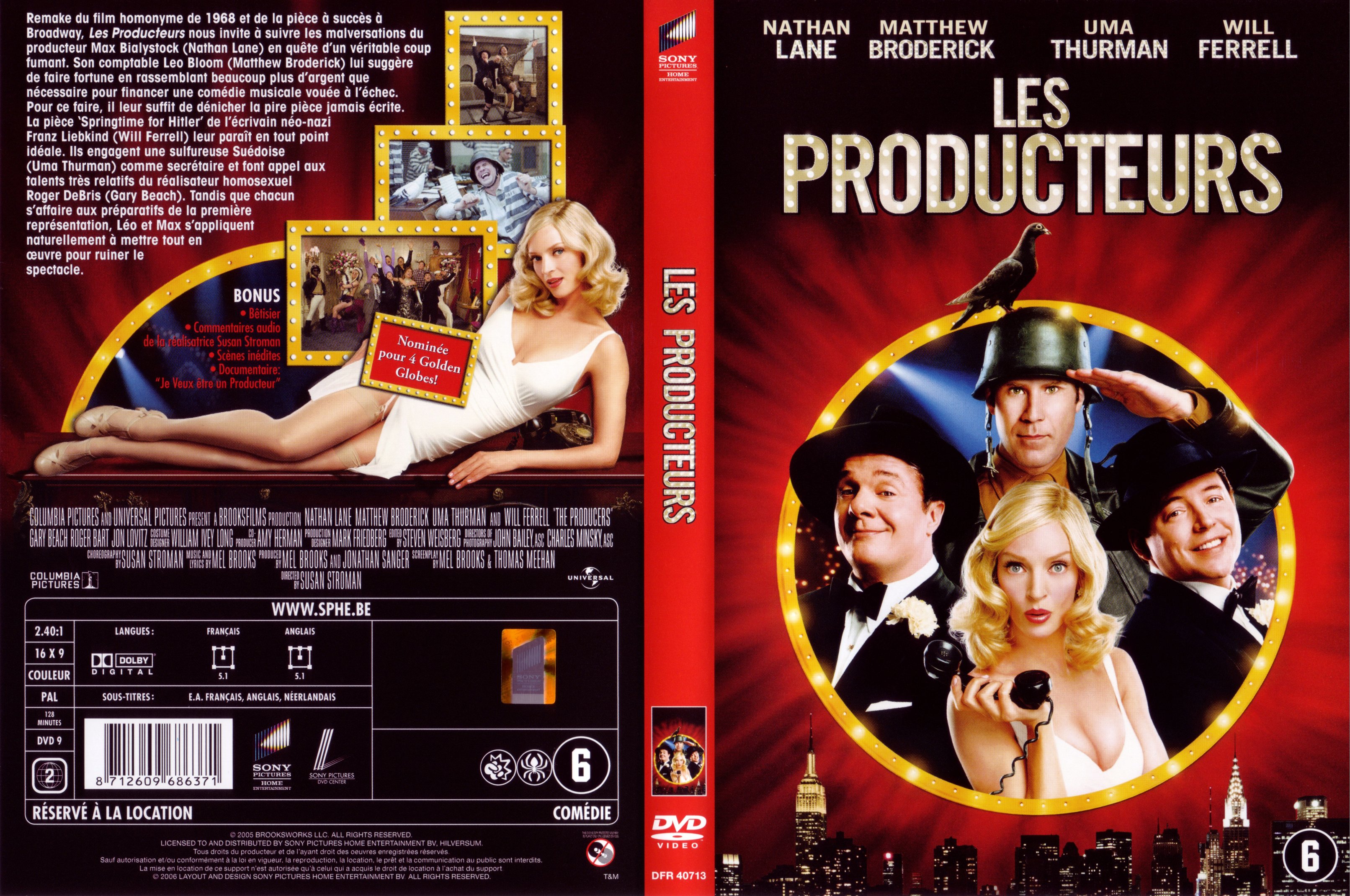 Jaquette DVD Les producteurs