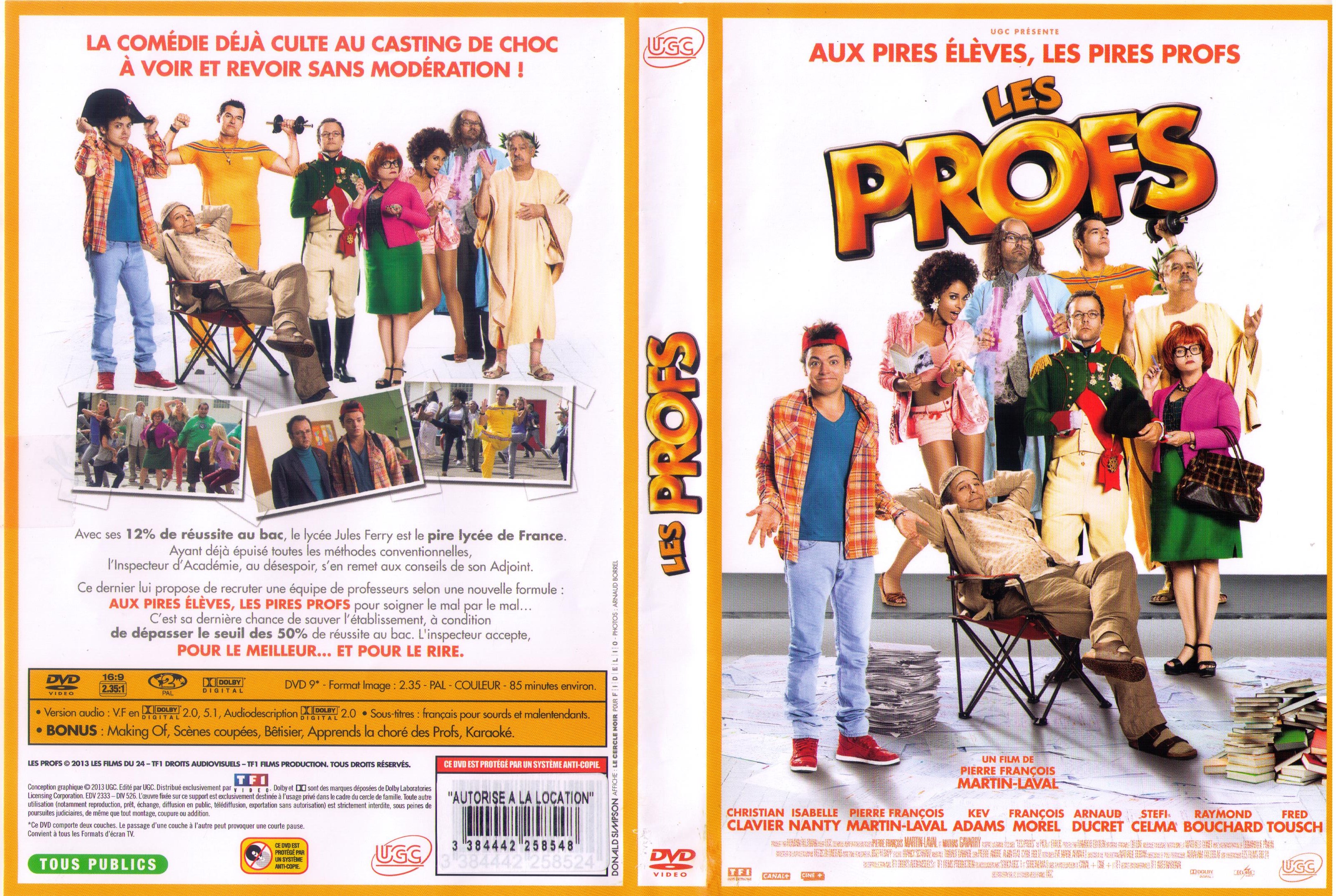 Jaquette DVD Les profs