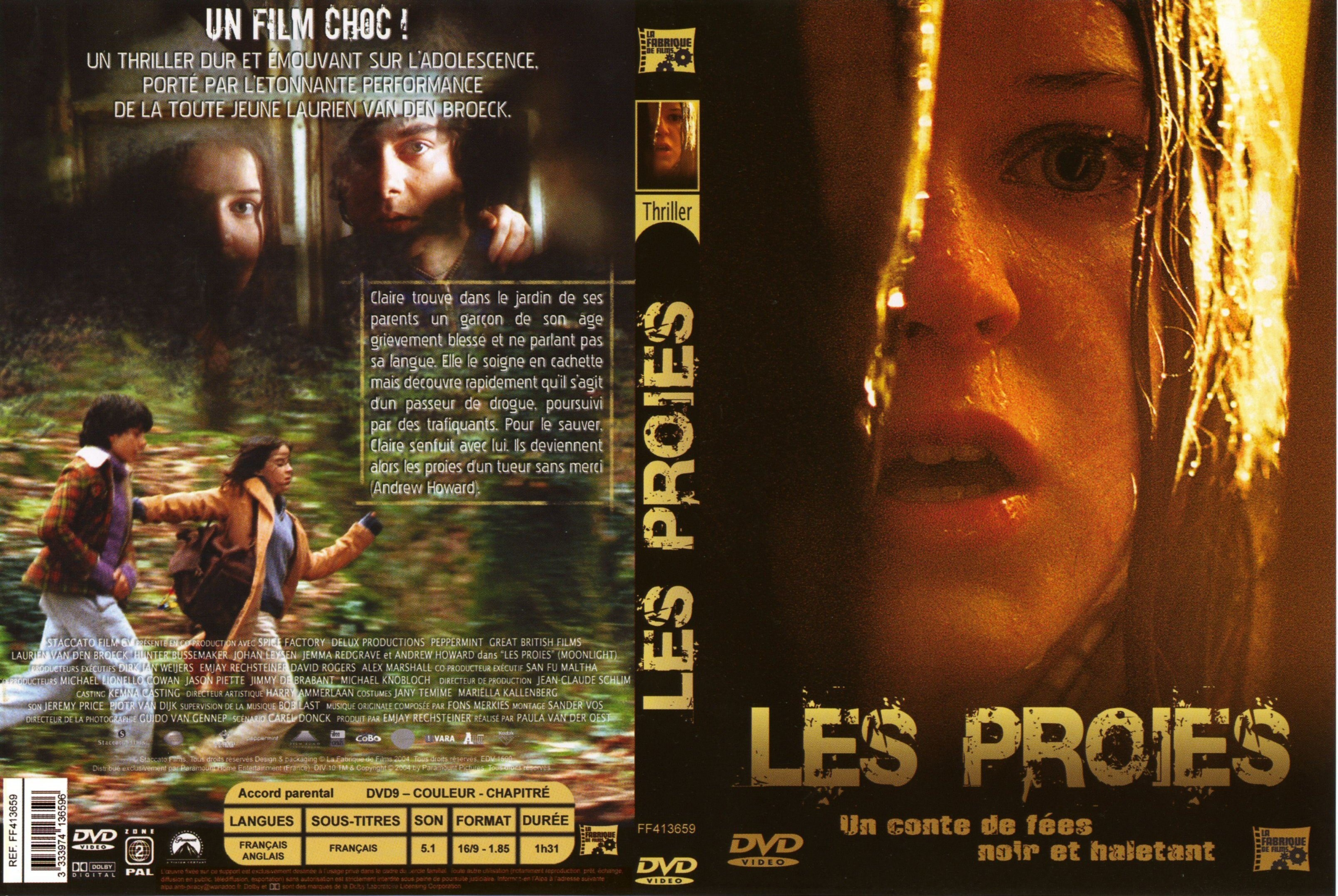 Jaquette DVD Les proies