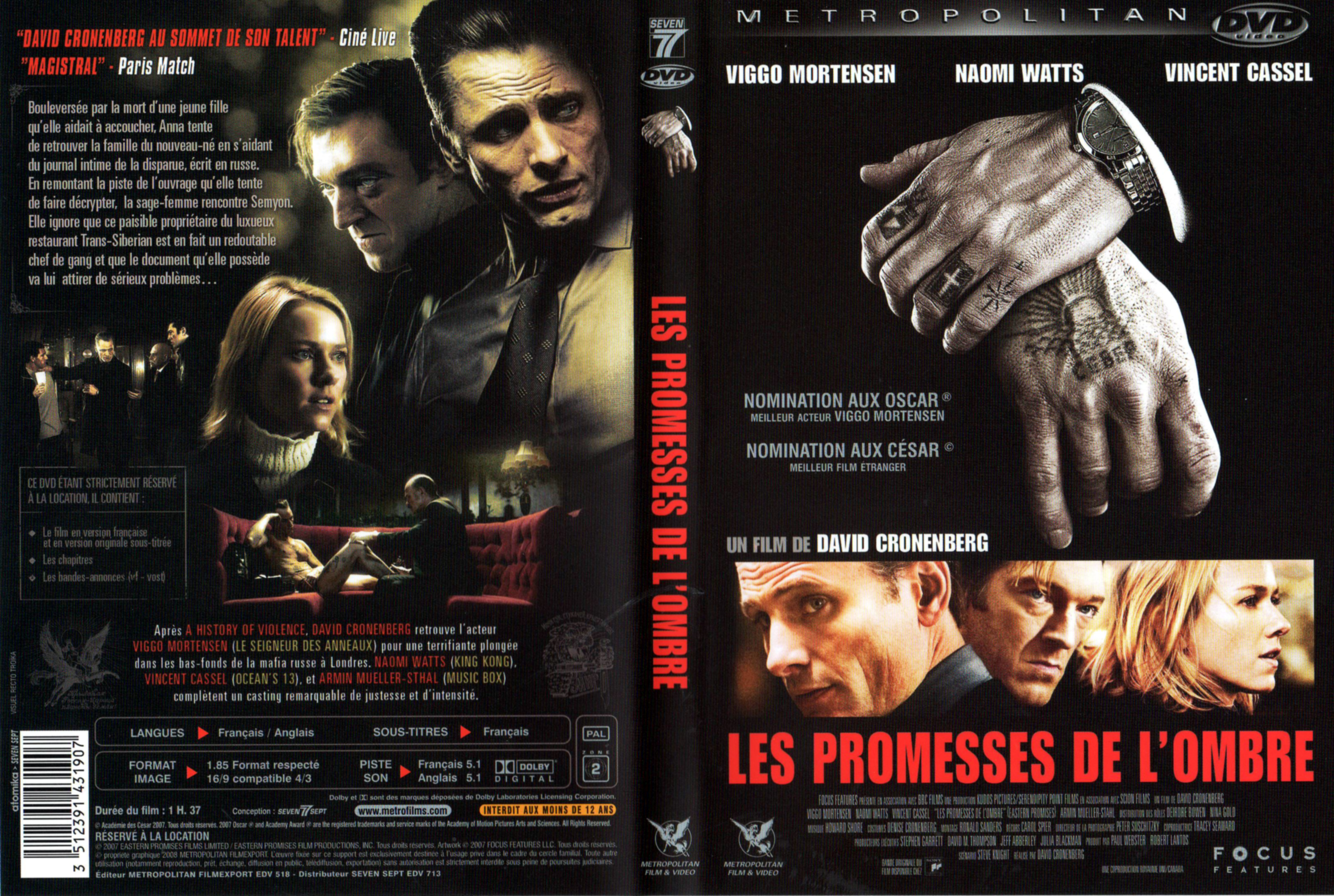 Jaquette DVD Les promesses de l