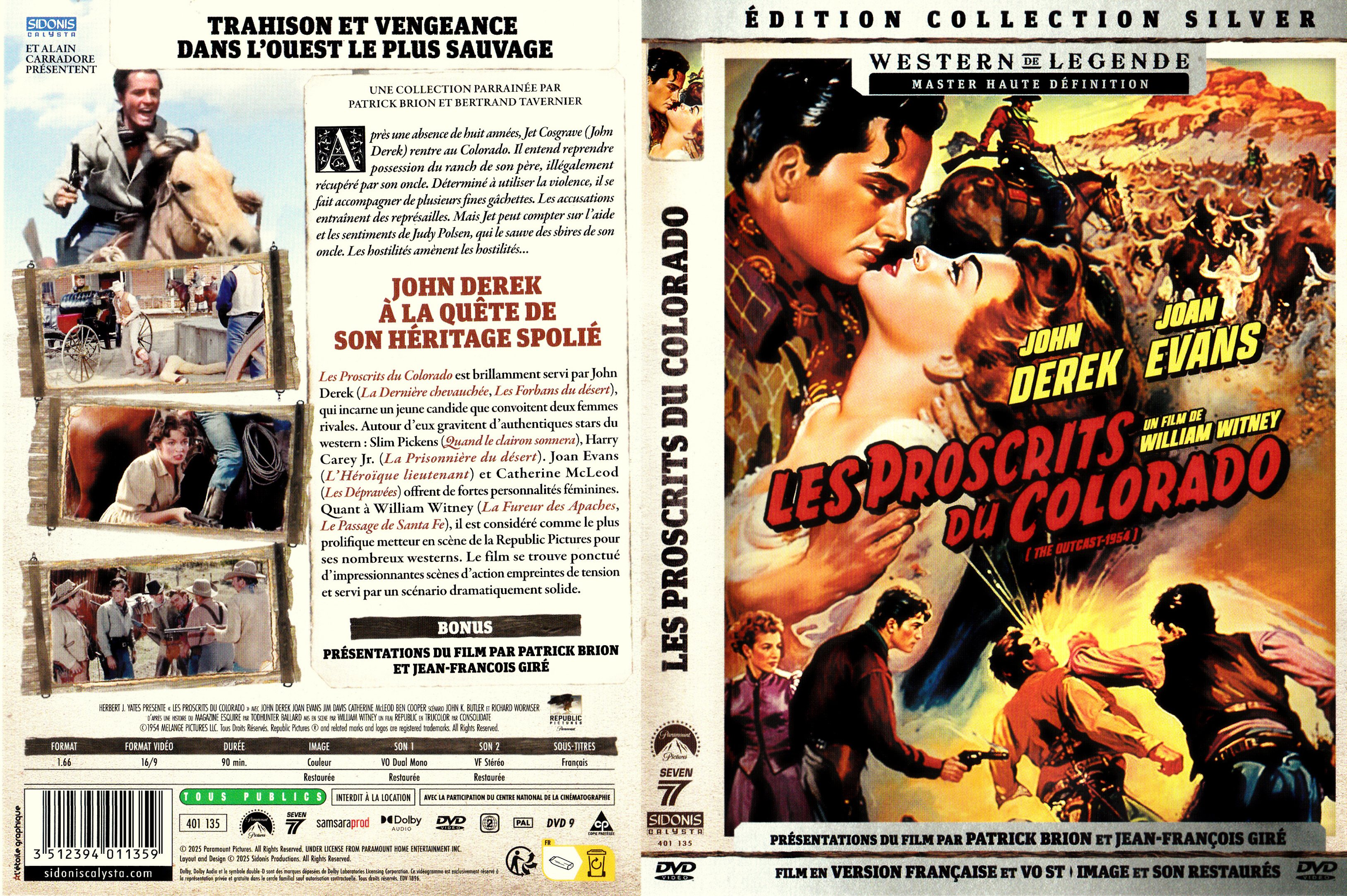 Jaquette DVD Les proscrits du Colorado