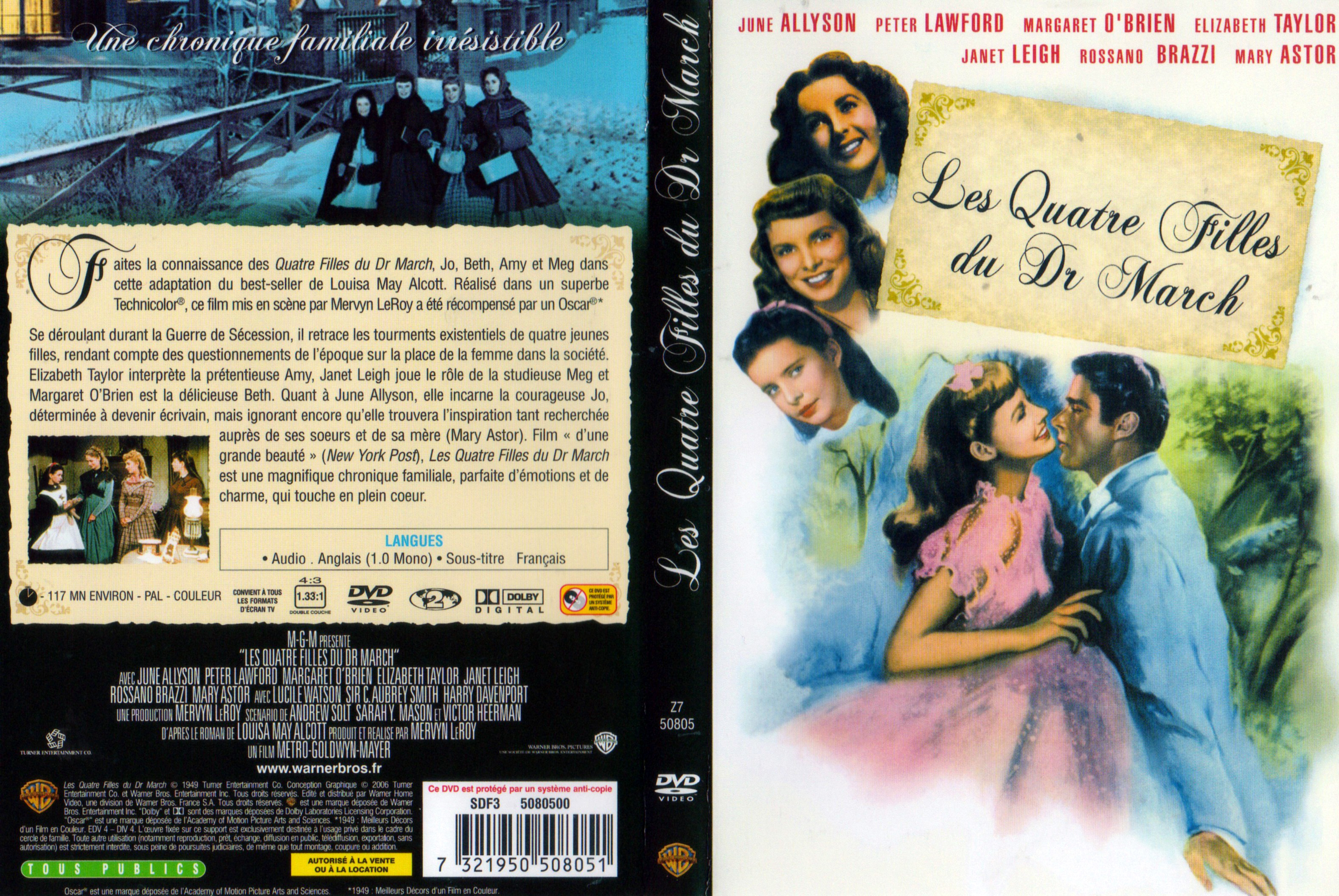 Jaquette DVD Les quatre filles du Dr March (1949)