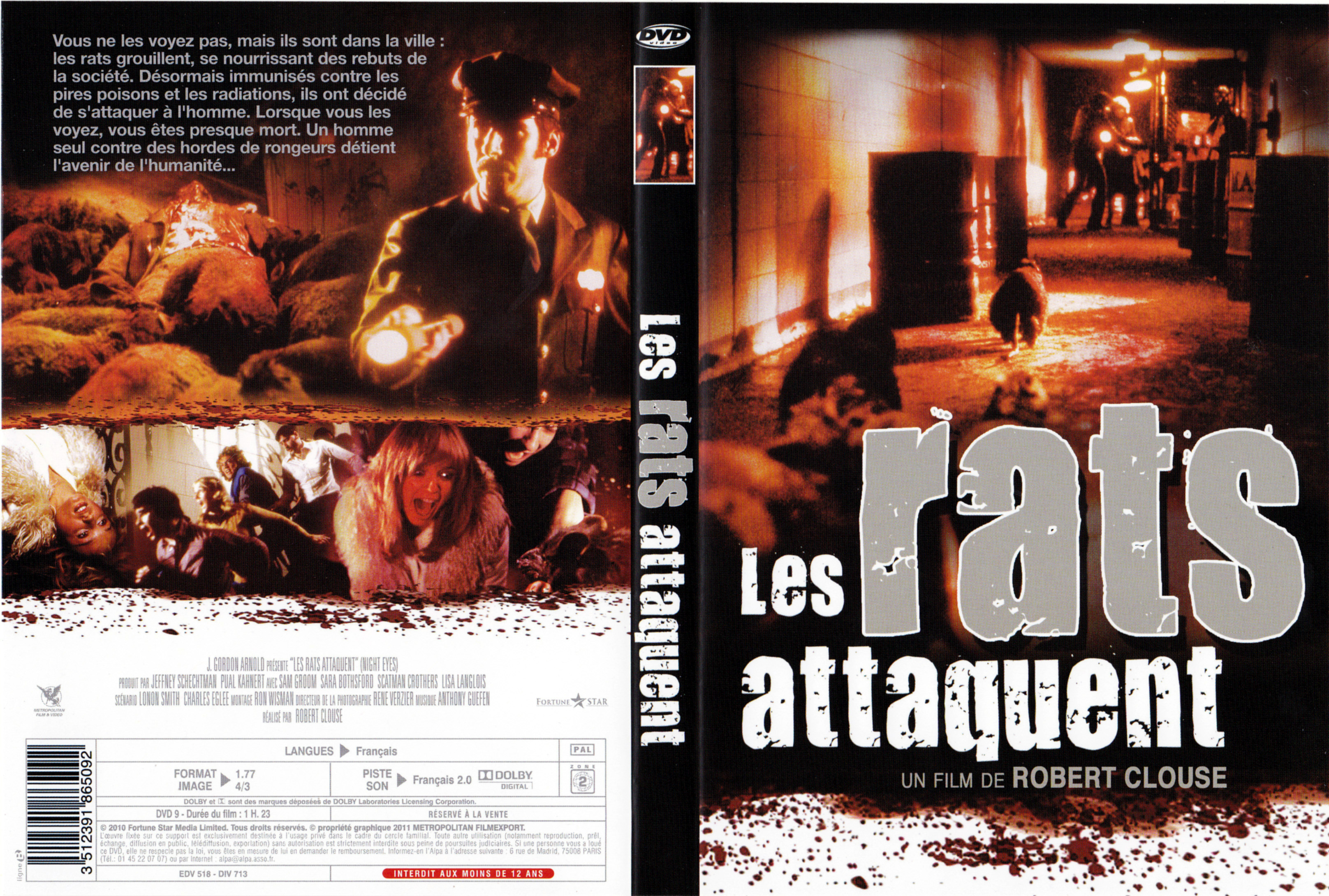 Jaquette DVD Les rats attaquent
