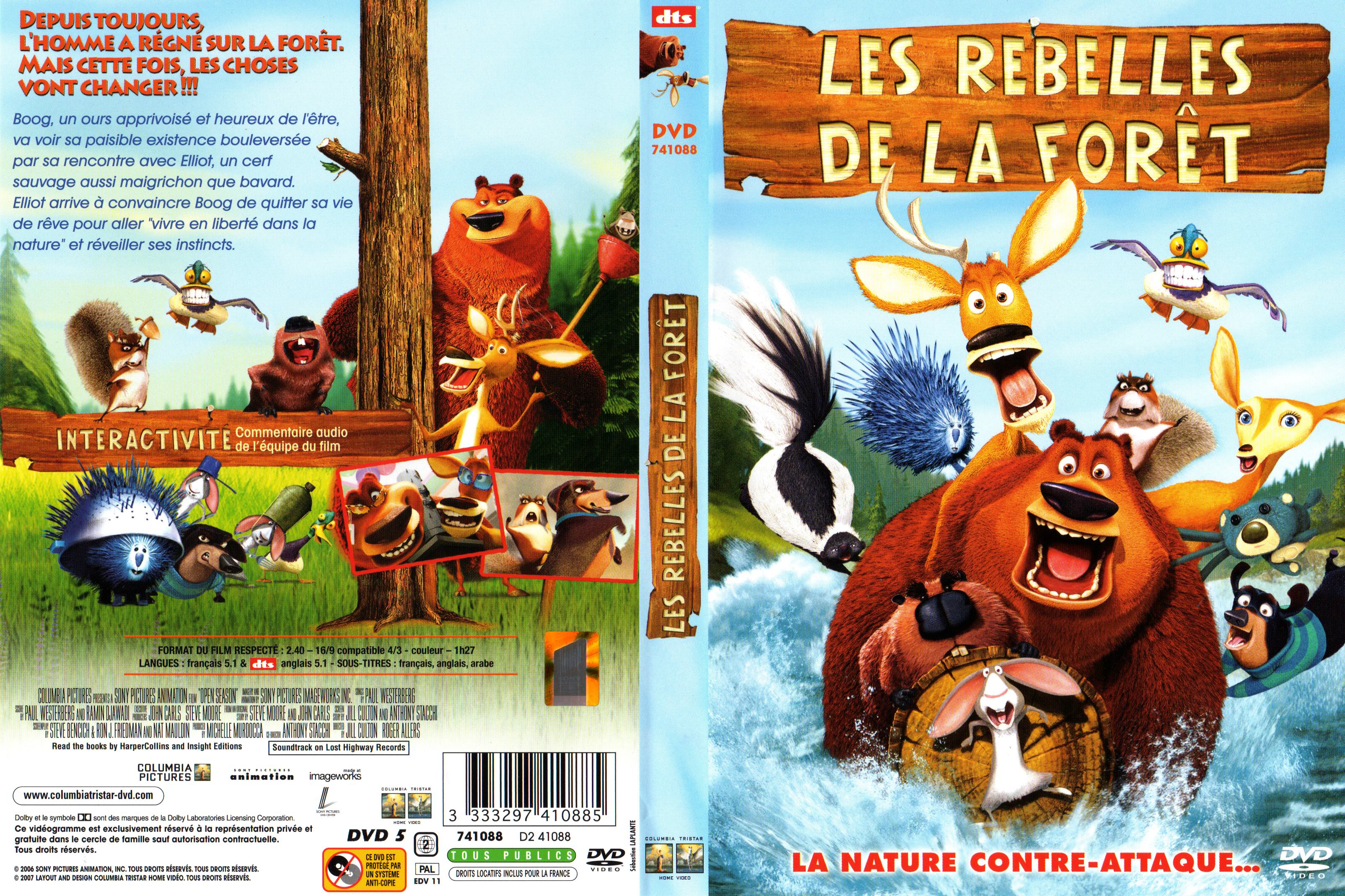 Jaquette DVD Les rebelles de la foret