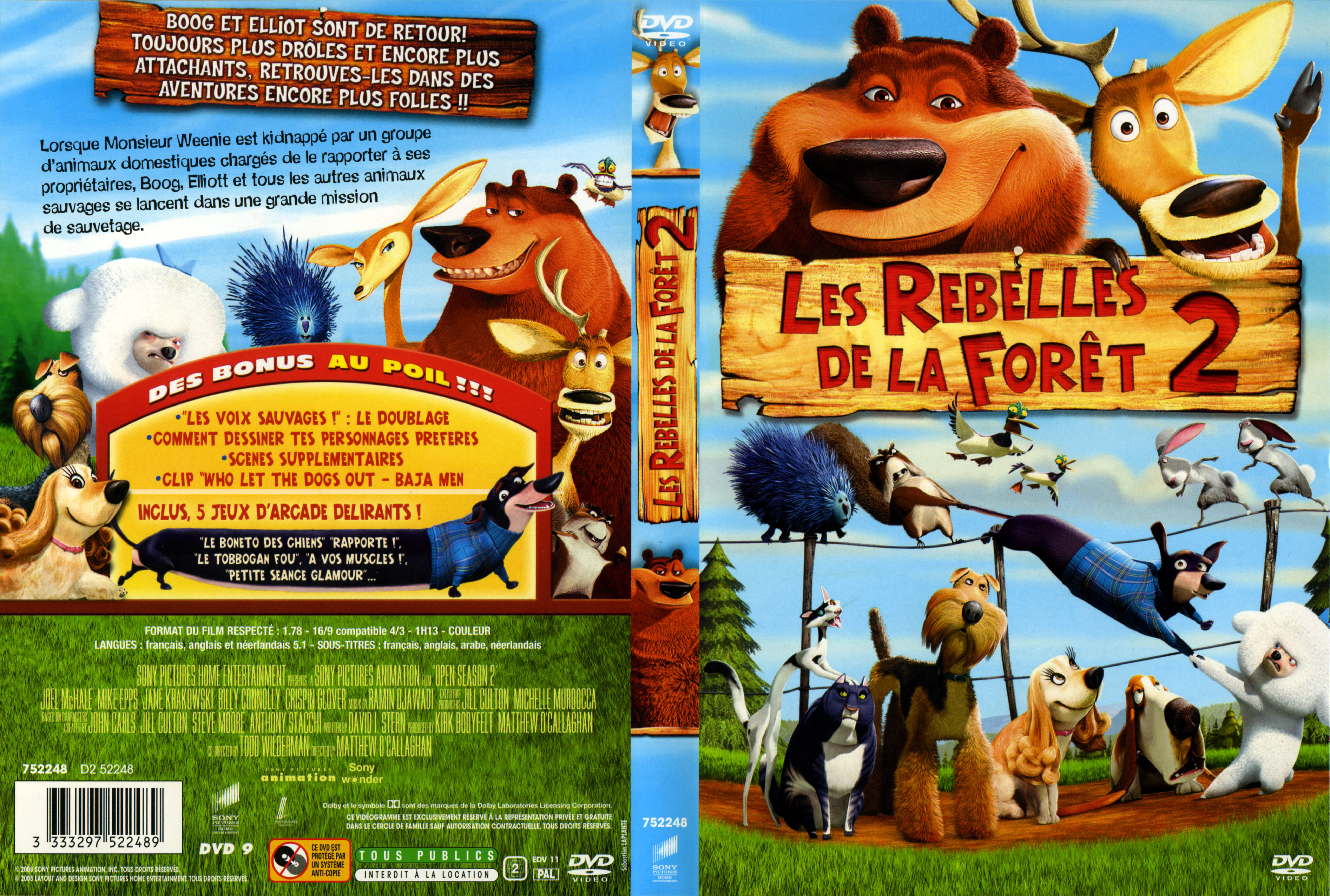Jaquette DVD Les rebelles de la fort 2