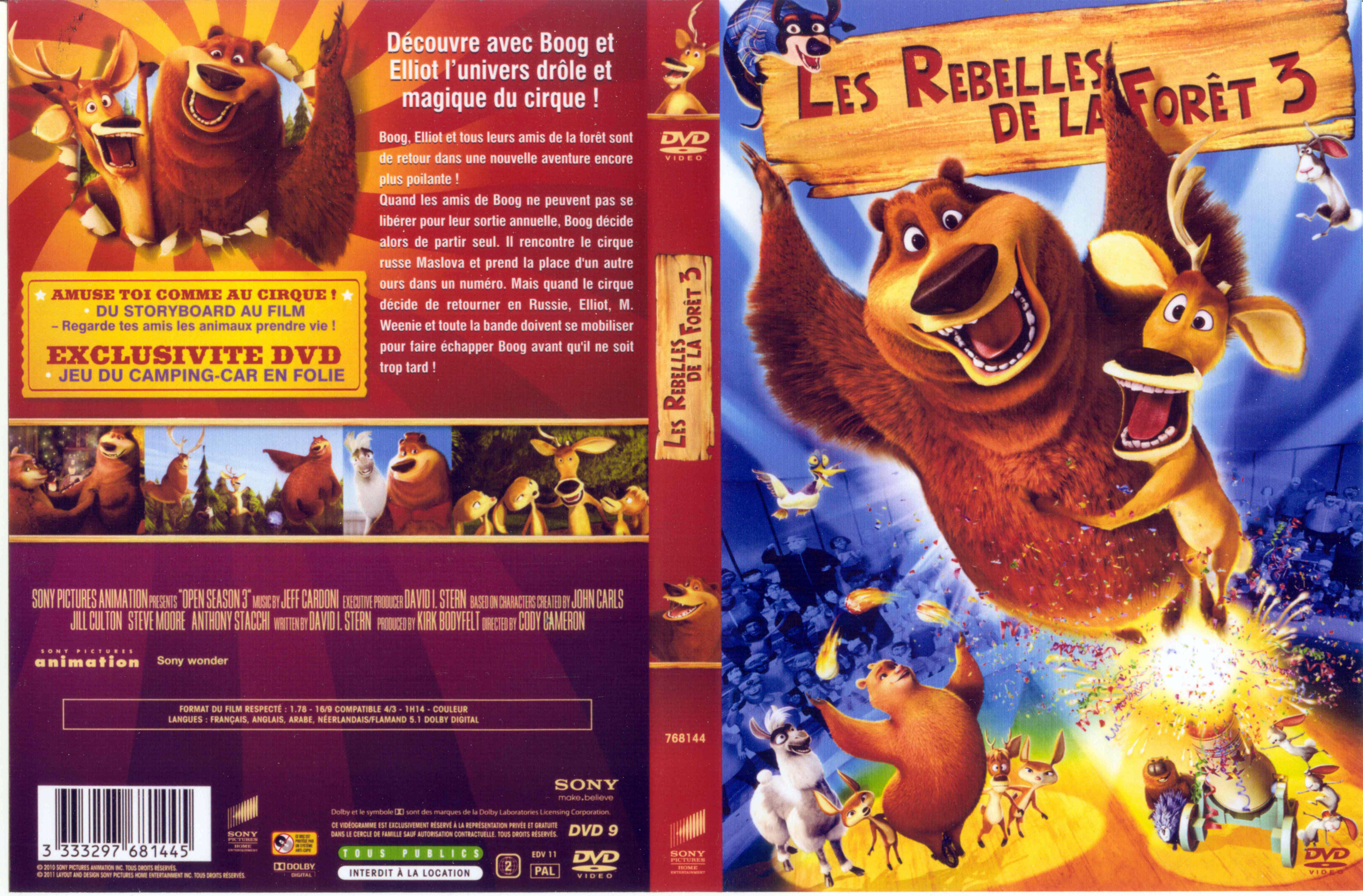 Jaquette DVD Les rebelles de la fort 3