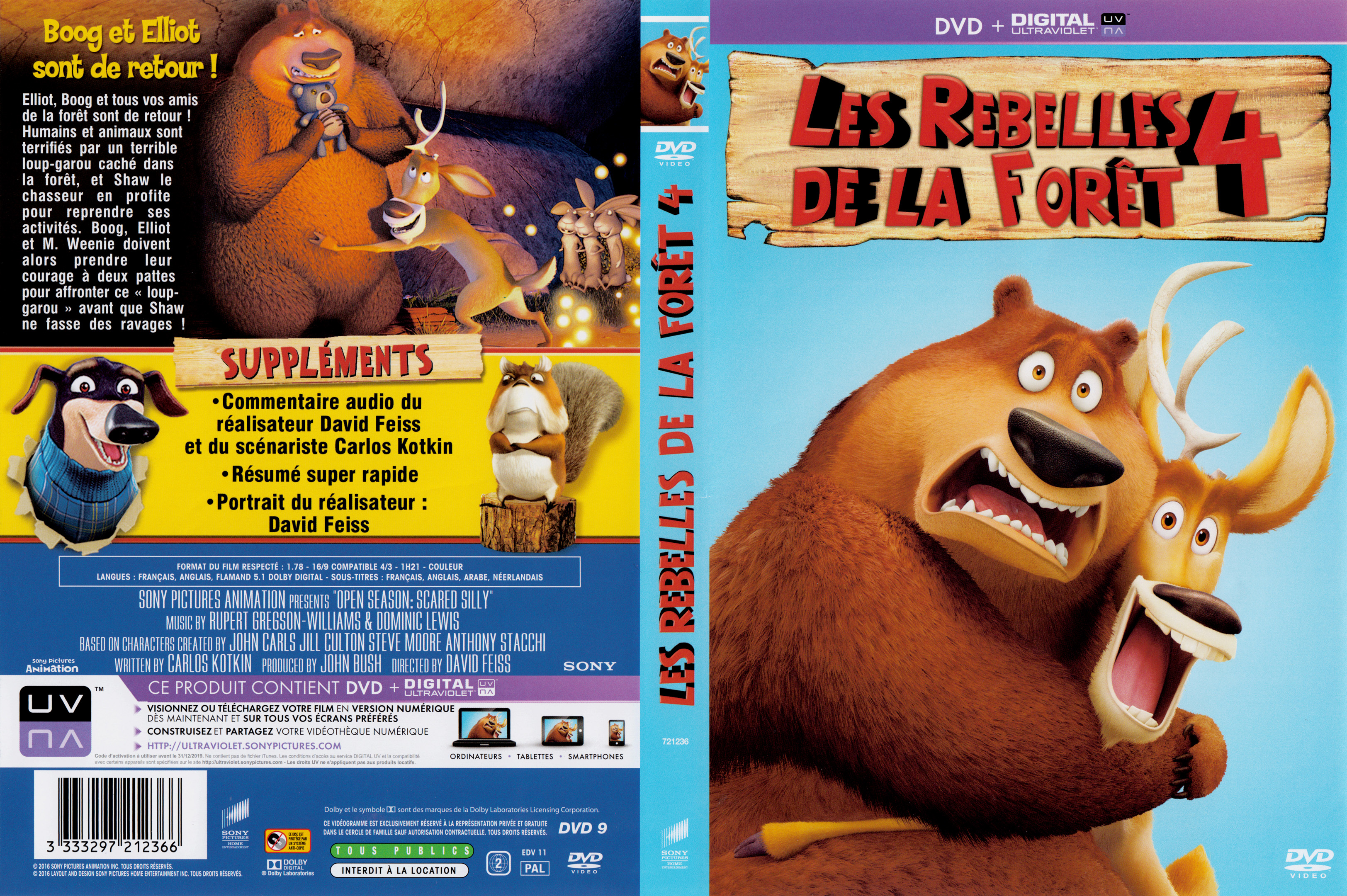 Jaquette DVD Les rebelles de la foret 4