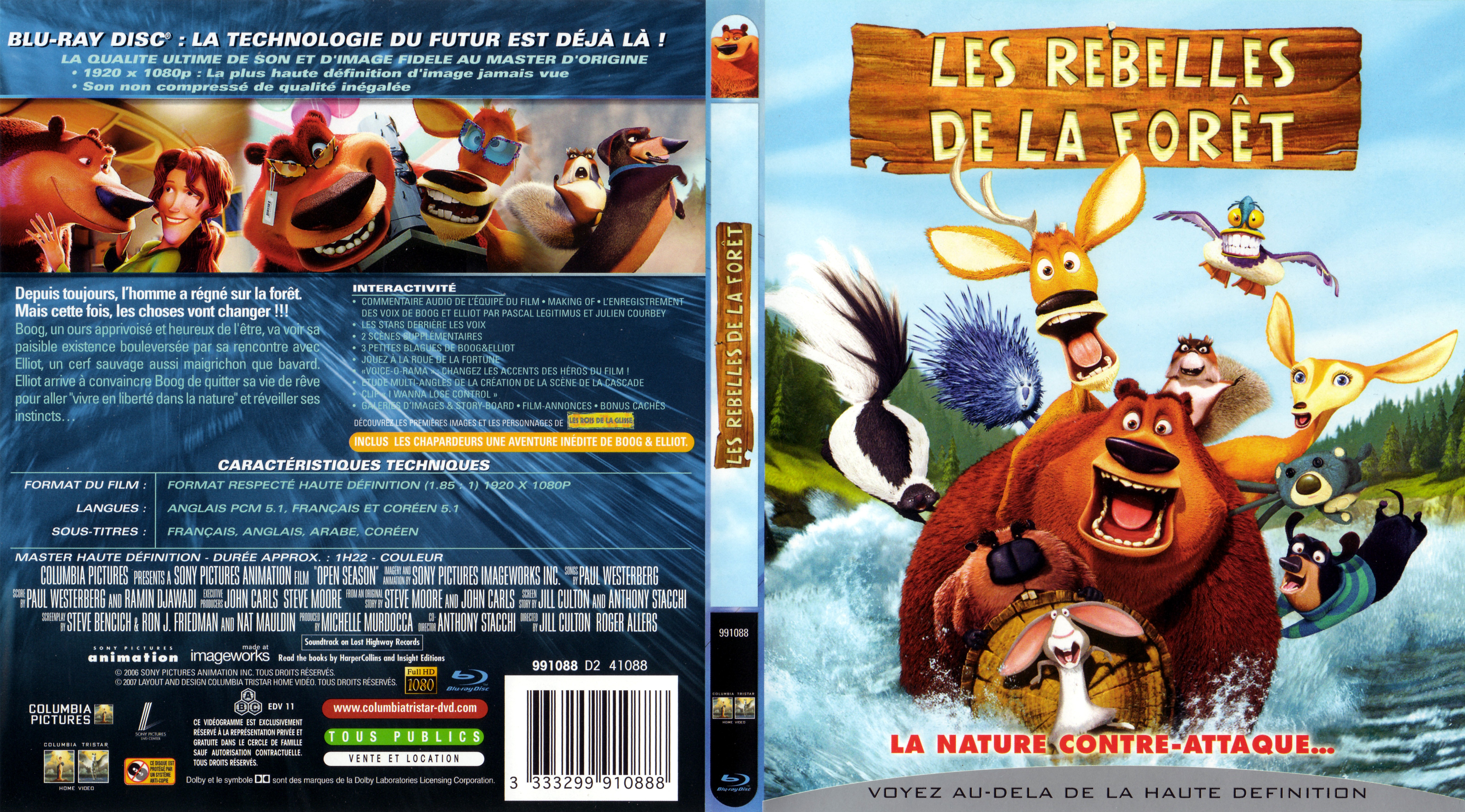 Jaquette DVD Les rebelles de la foret (BLU-RAY)