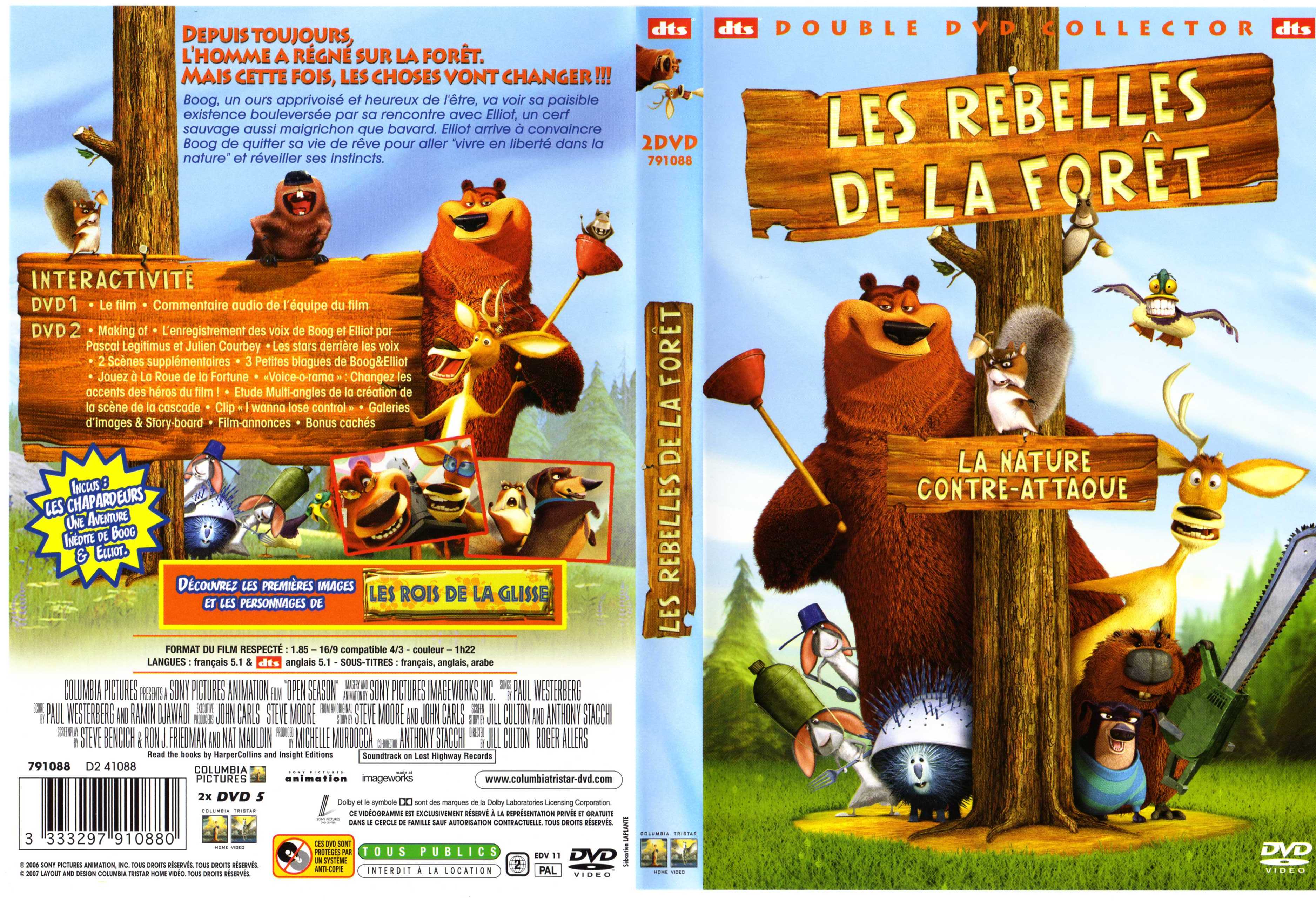 Jaquette DVD Les rebelles de la foret v2