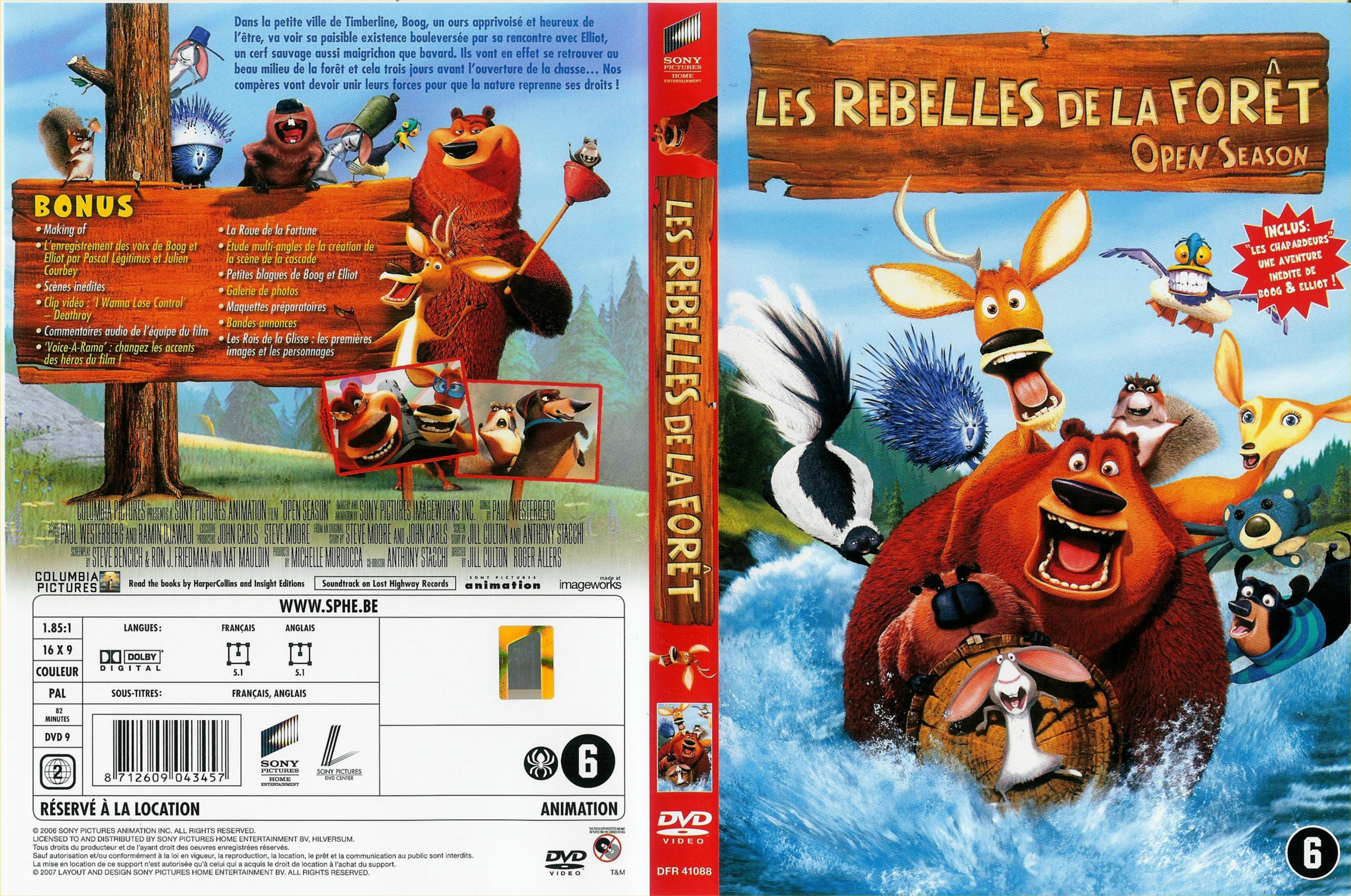 Jaquette DVD Les rebelles de la foret v3