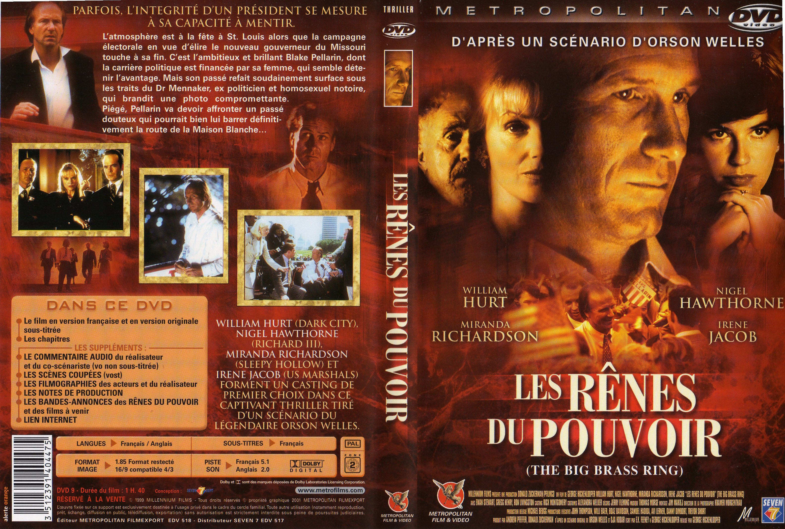 Jaquette DVD Les renes du pouvoir