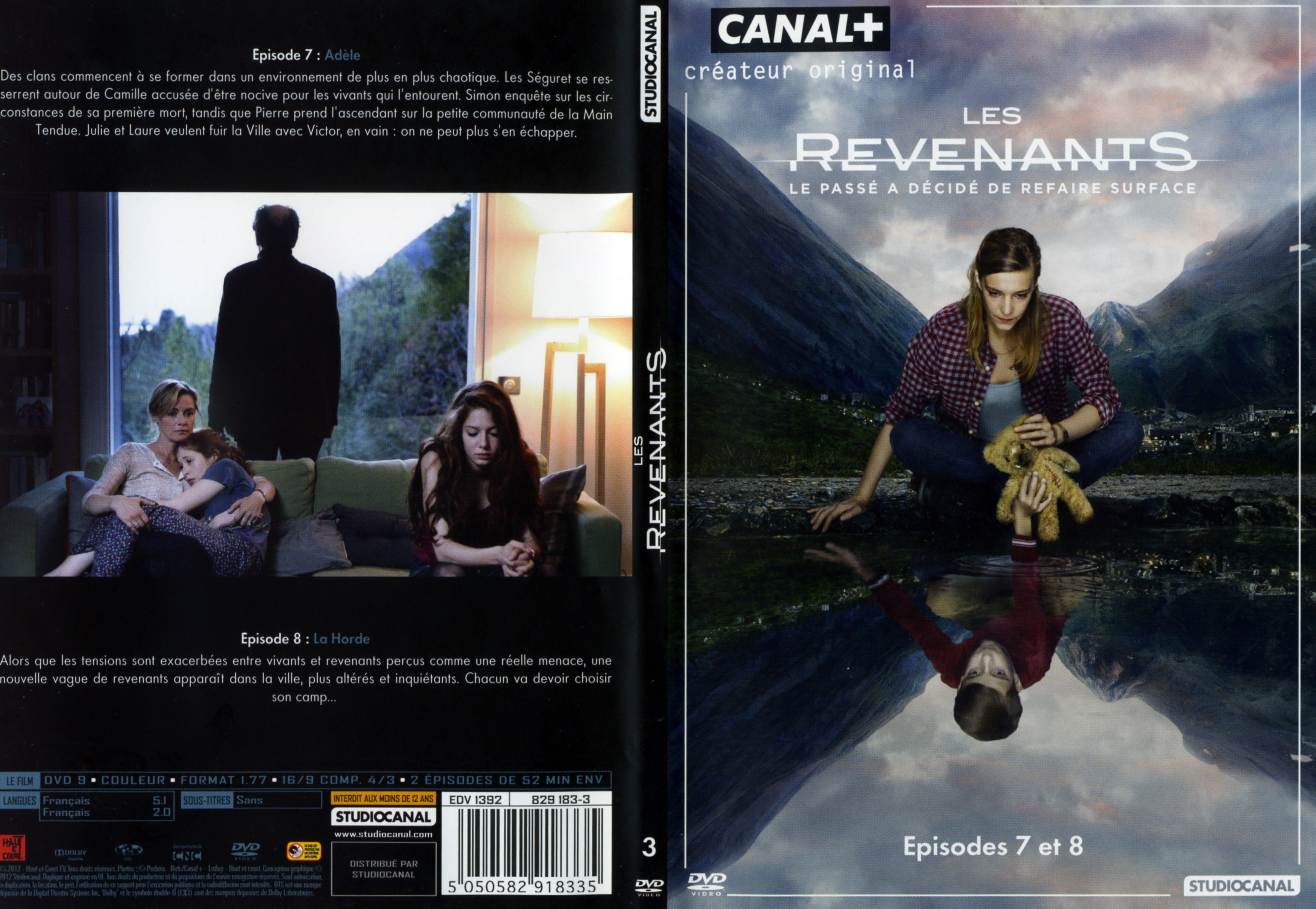 Jaquette DVD Les revenants DVD 3