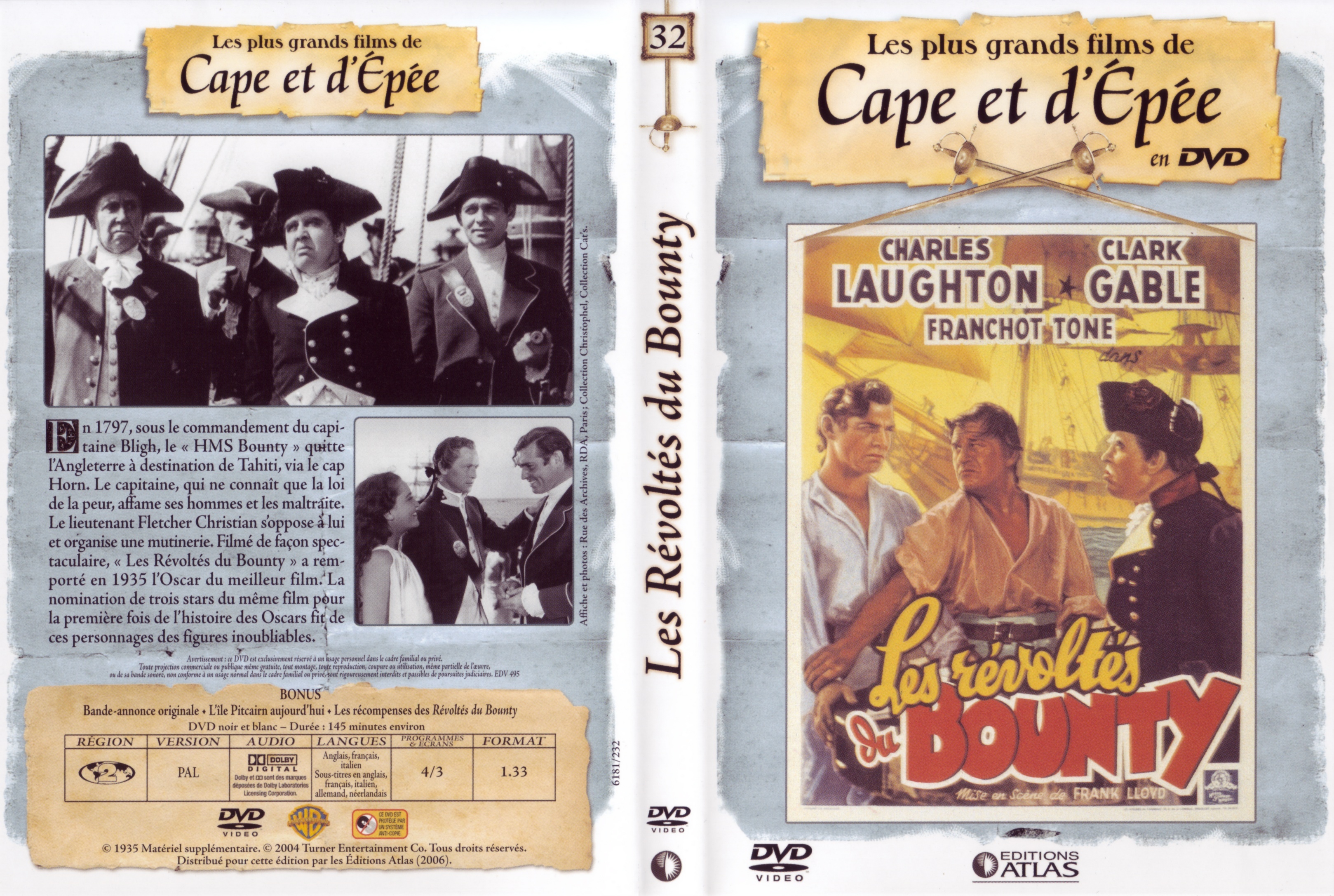 Jaquette DVD Les revoltes du bounty (1935) v2