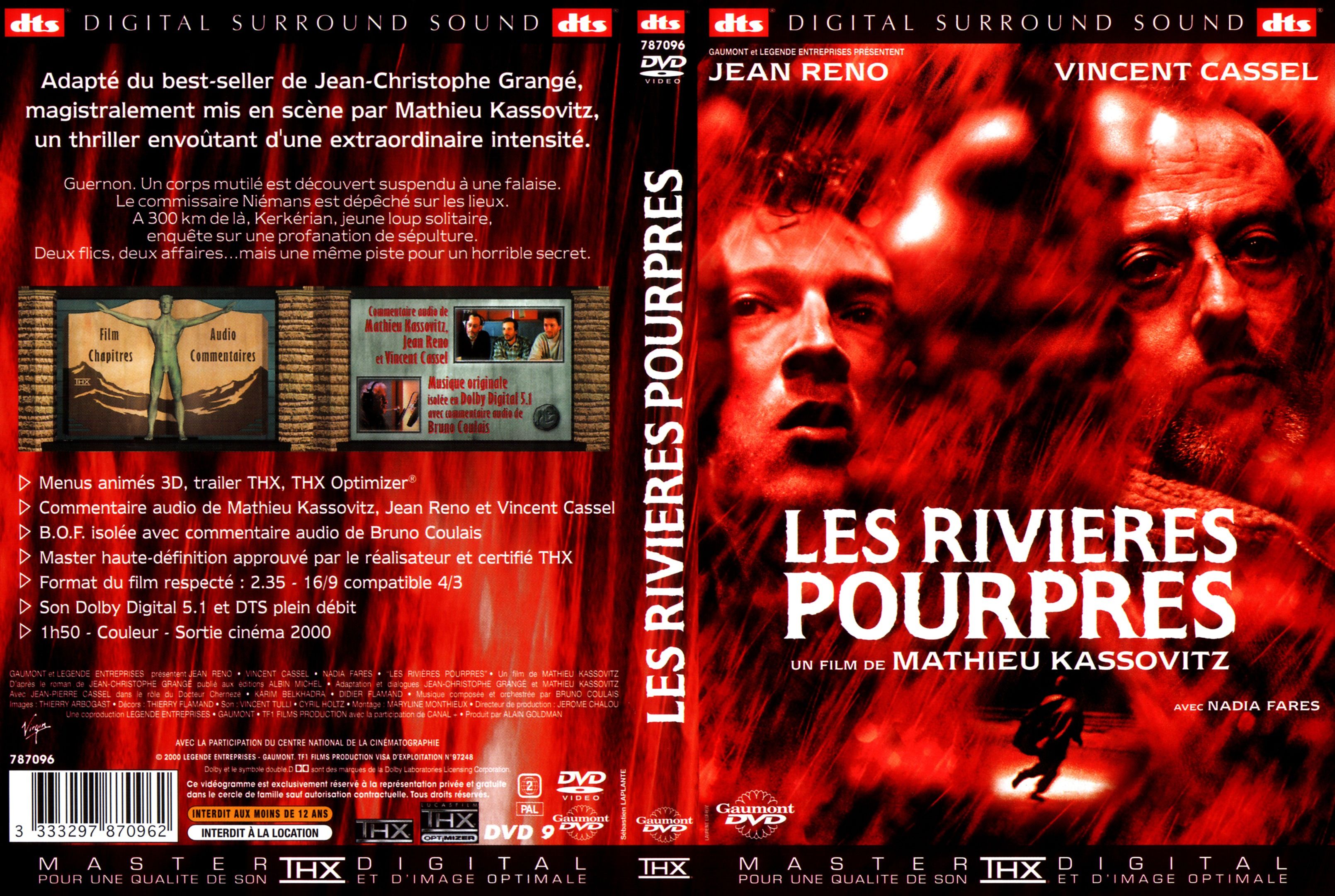 Jaquette DVD Les rivires pourpres