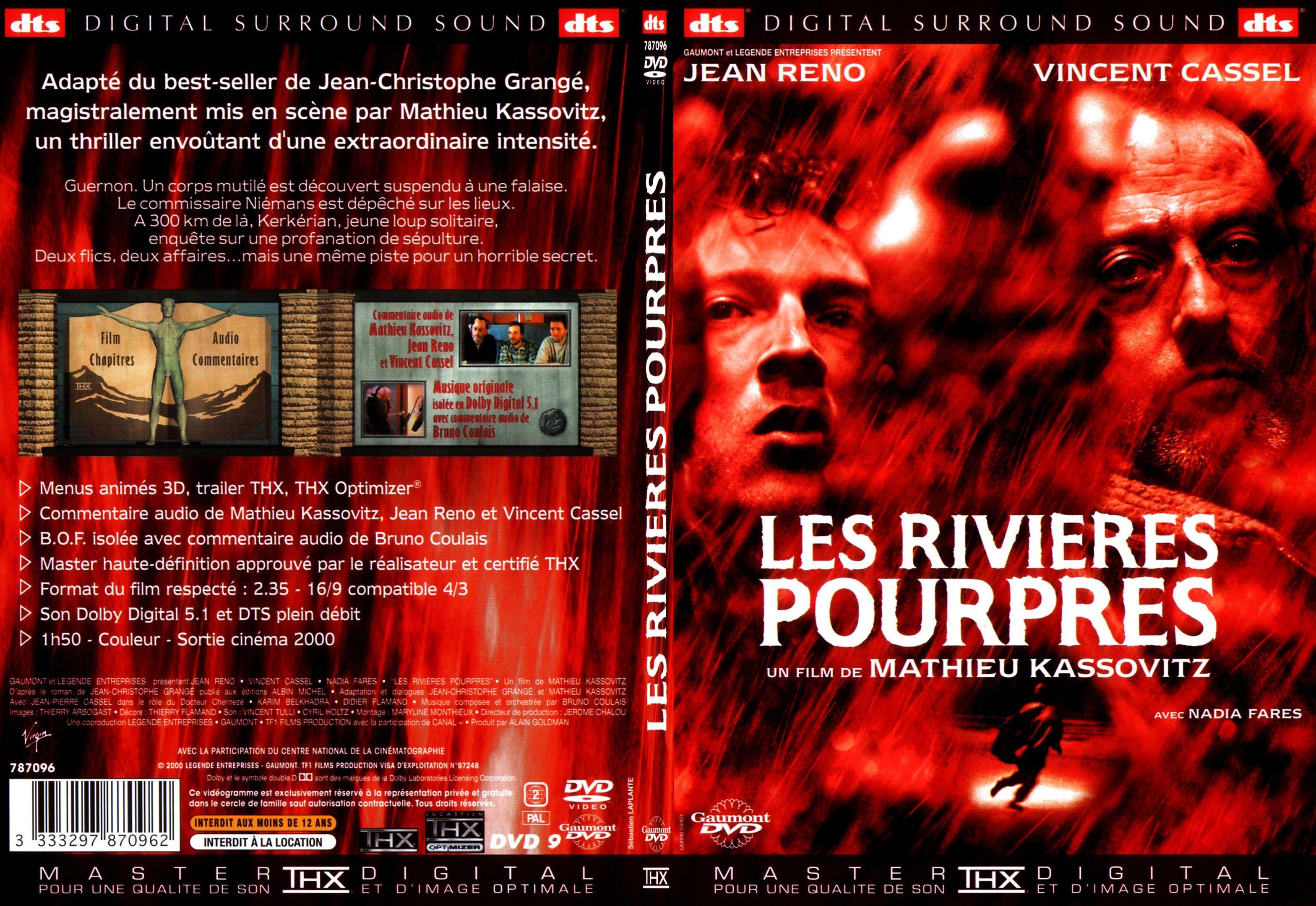 Jaquette DVD Les rivieres pourpres - SLIM