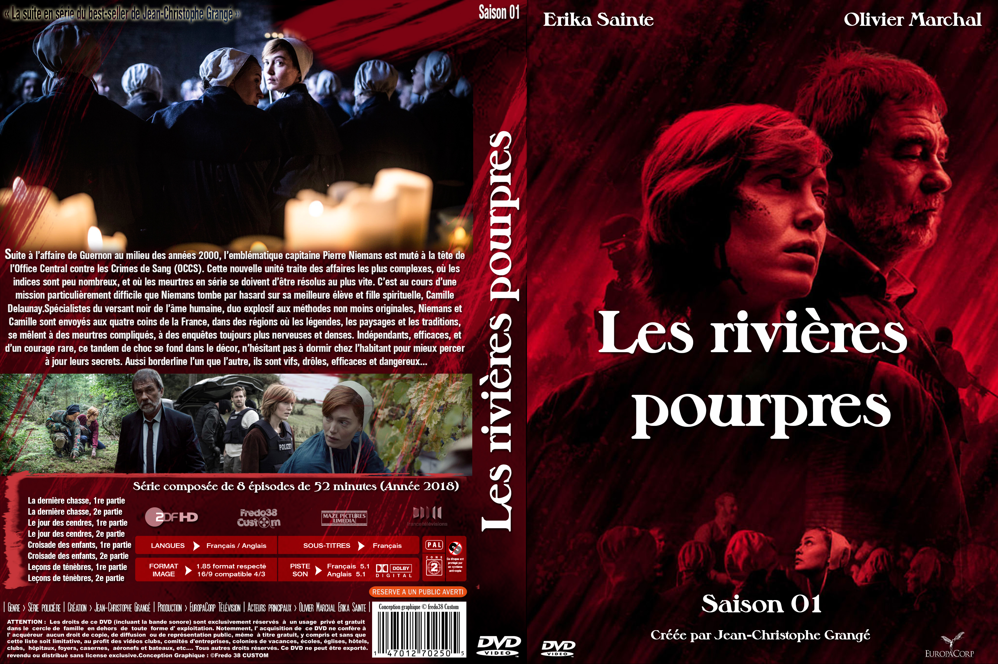 Jaquette DVD Les rivieres pourpres saison 1 custom v3