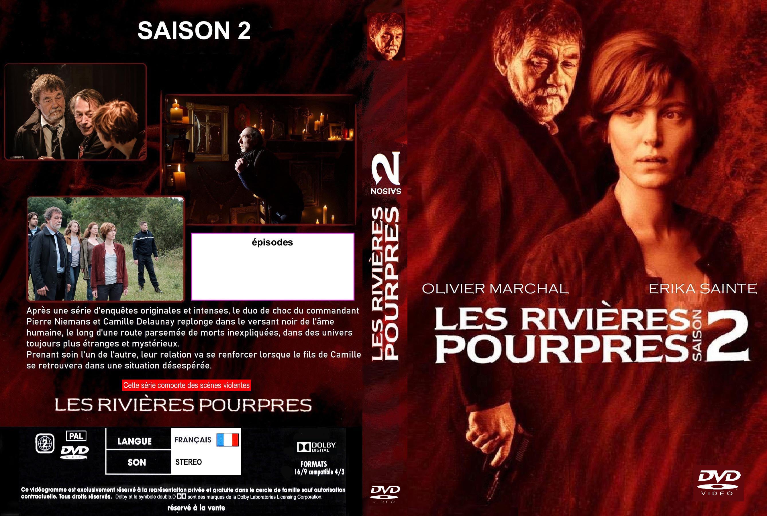 Jaquette DVD Les rivires pourpres saison 2 custom