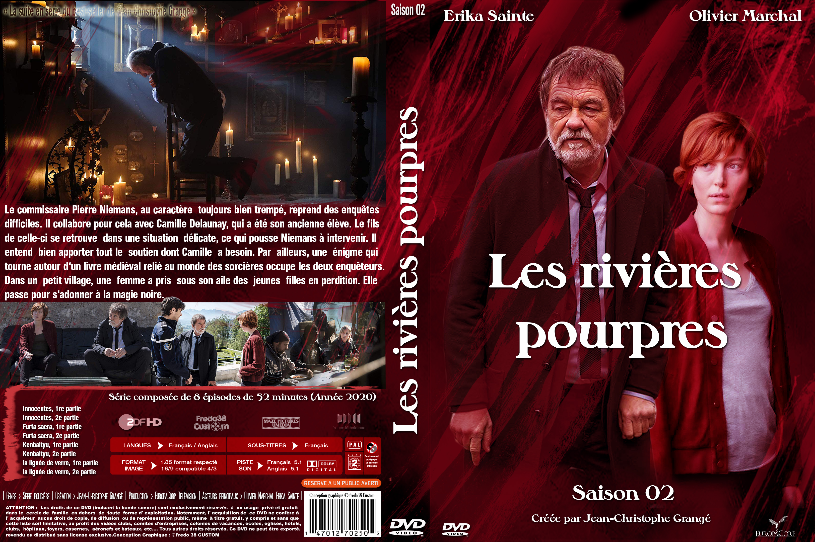 Jaquette DVD Les rivires pourpres saison 2 custom v2