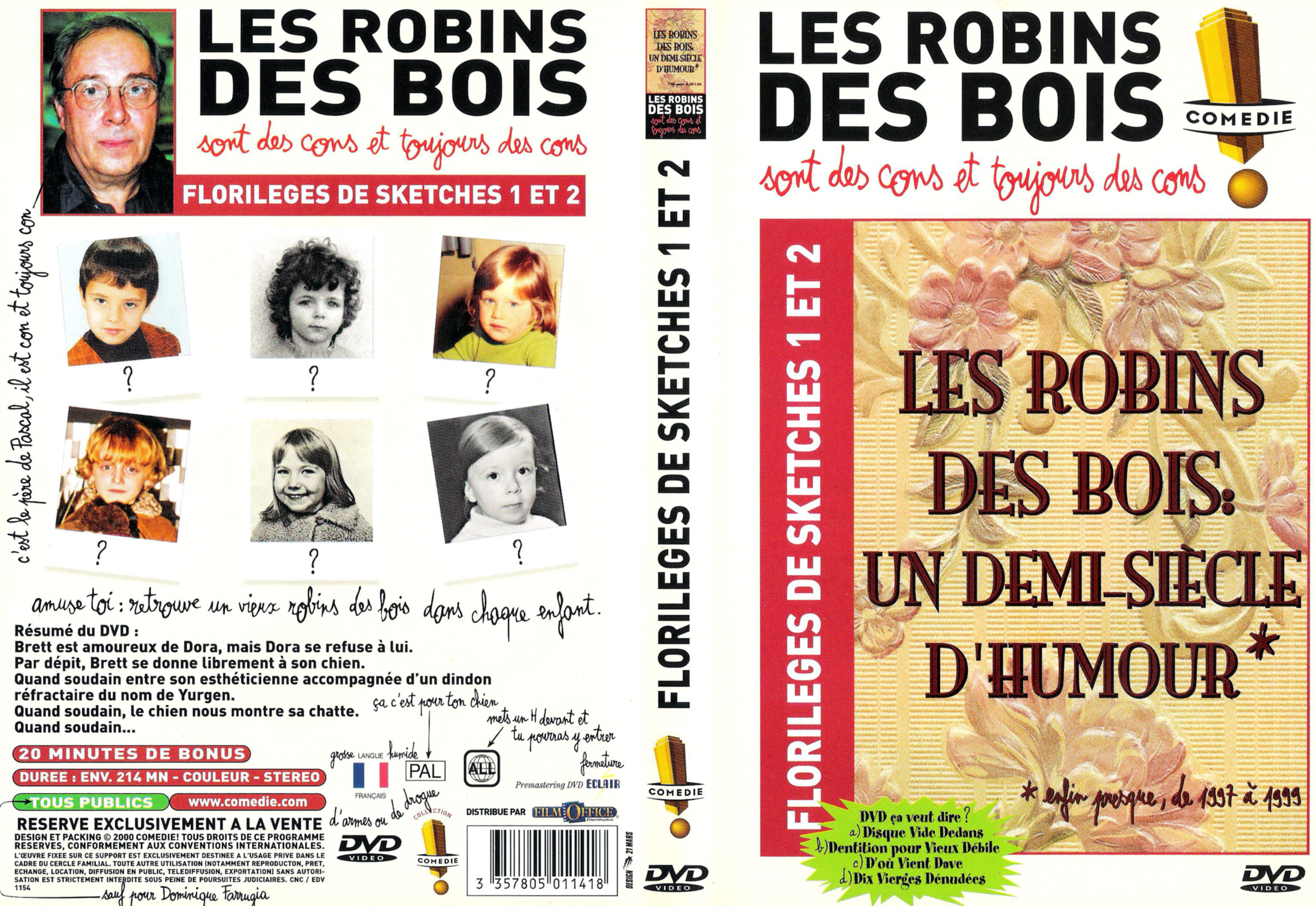 Jaquette DVD Les robins des bois un demi sicle d