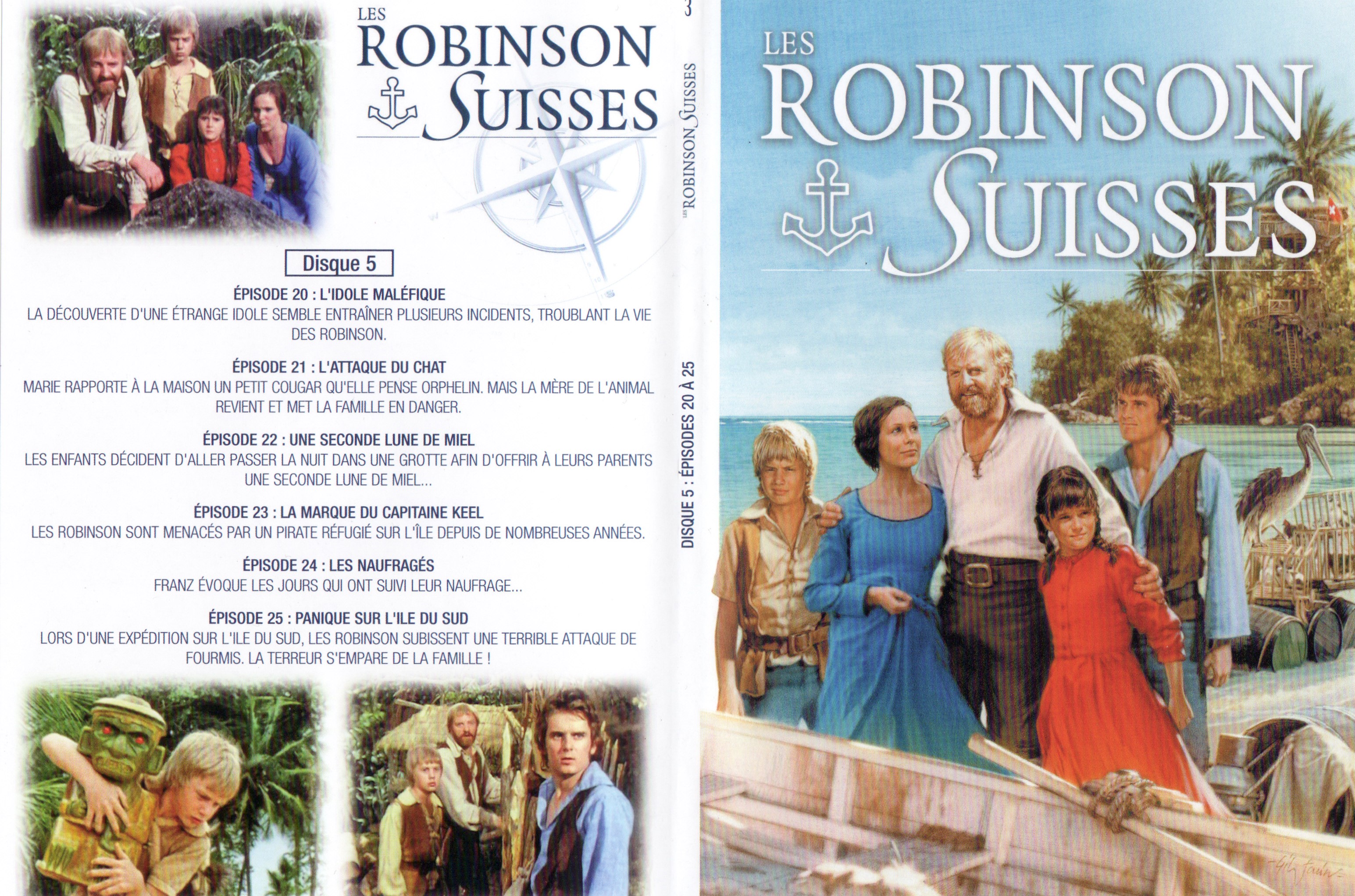 Jaquette DVD Les robinsons suisses DVD 3